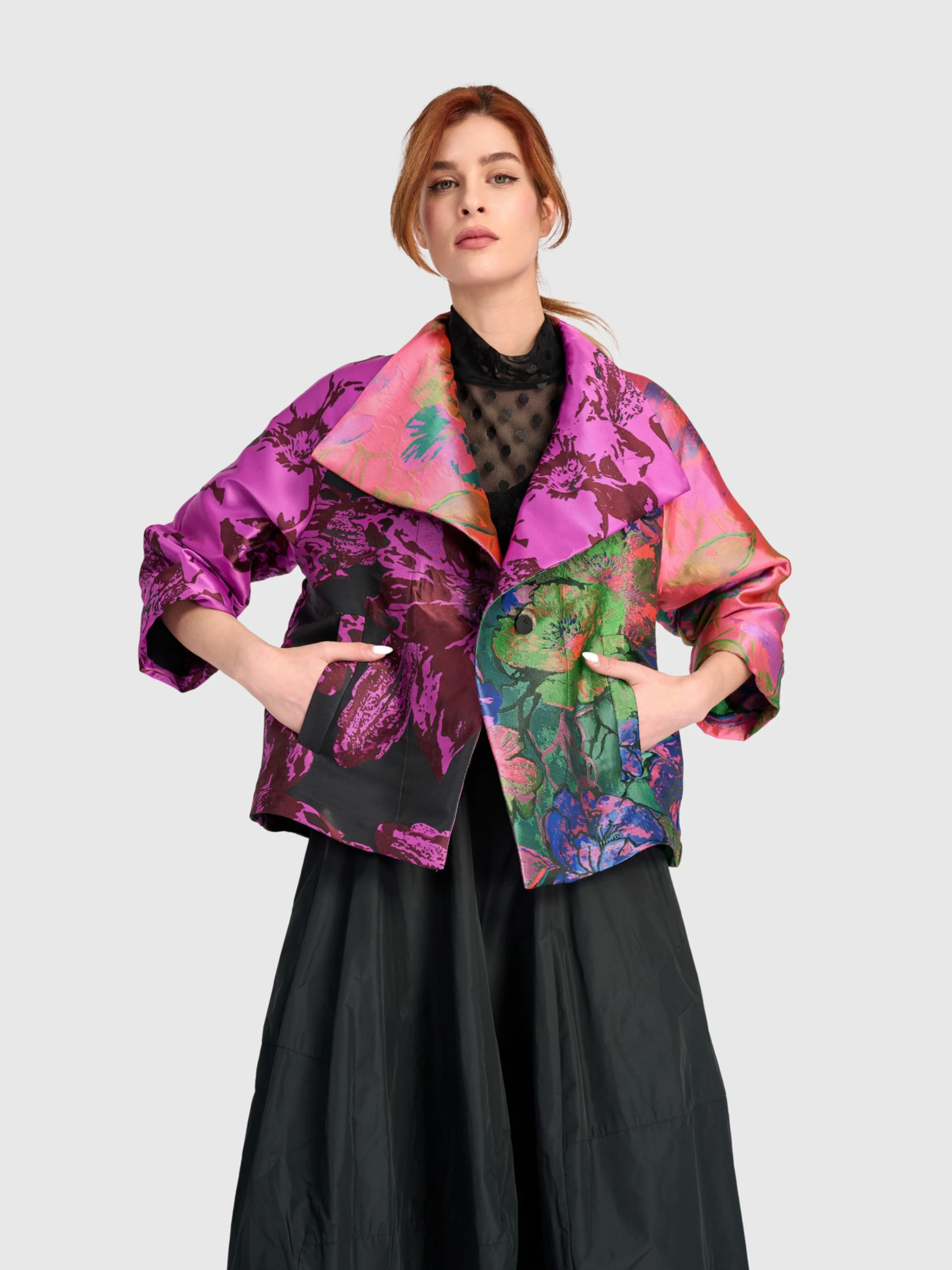 Midnight Bloom Jacket in Mix