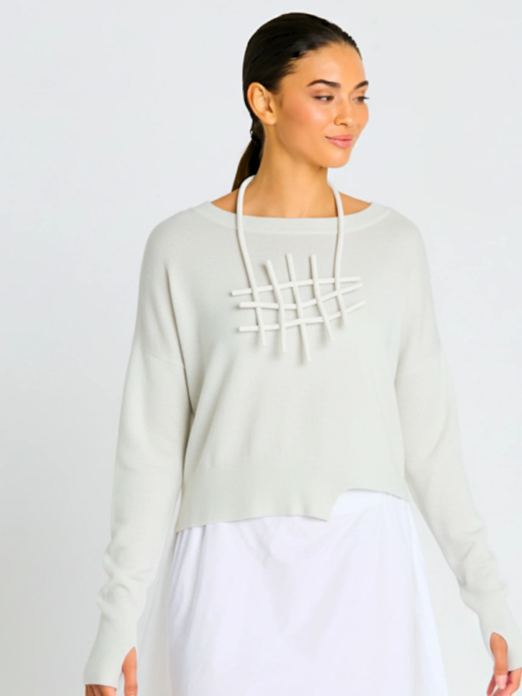 Mini Knit Sweater in Mint