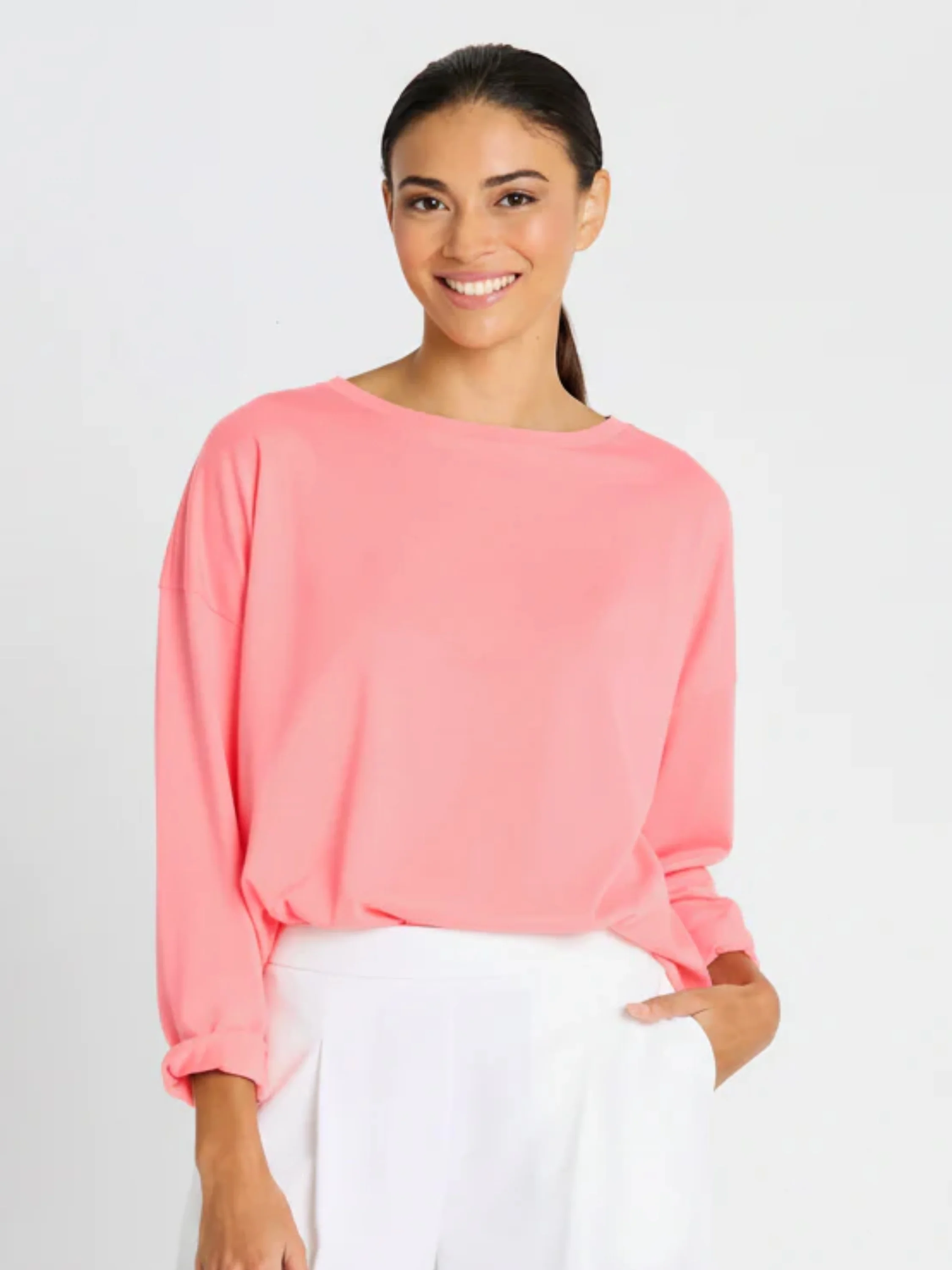 Mini Luxury Boxy T in Coral