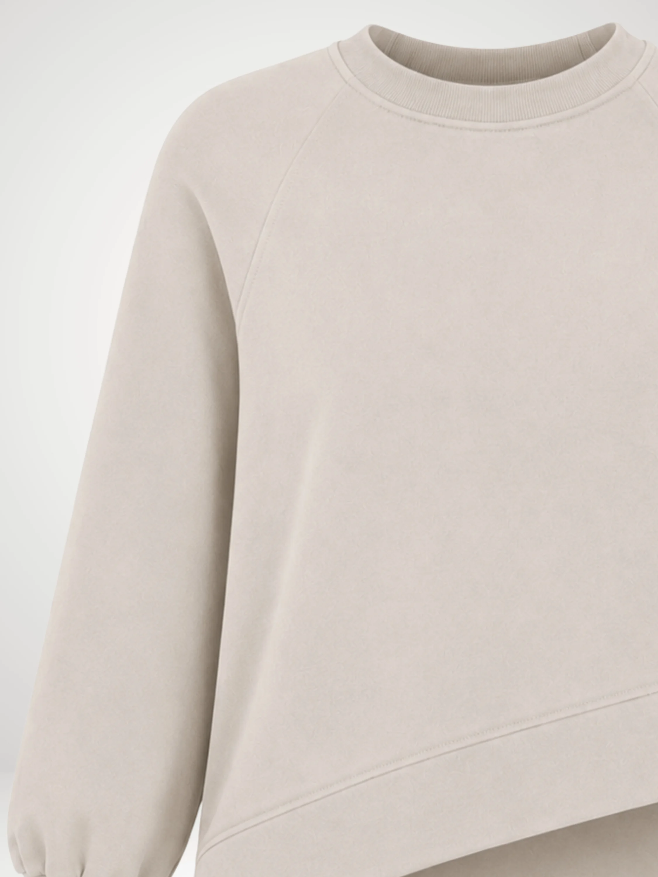 Mini Puff Top in Stone