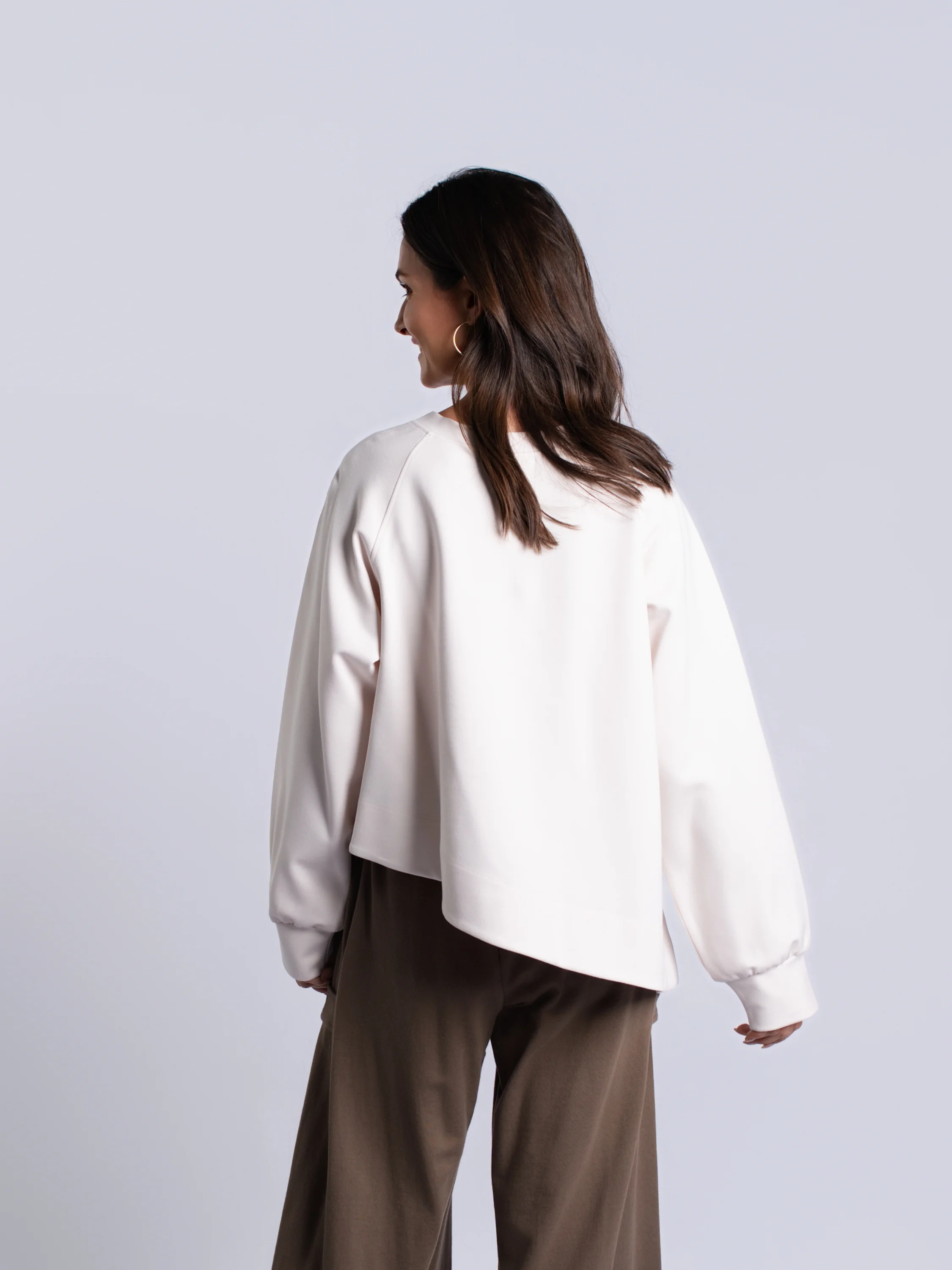Mini Puff Top in Stone