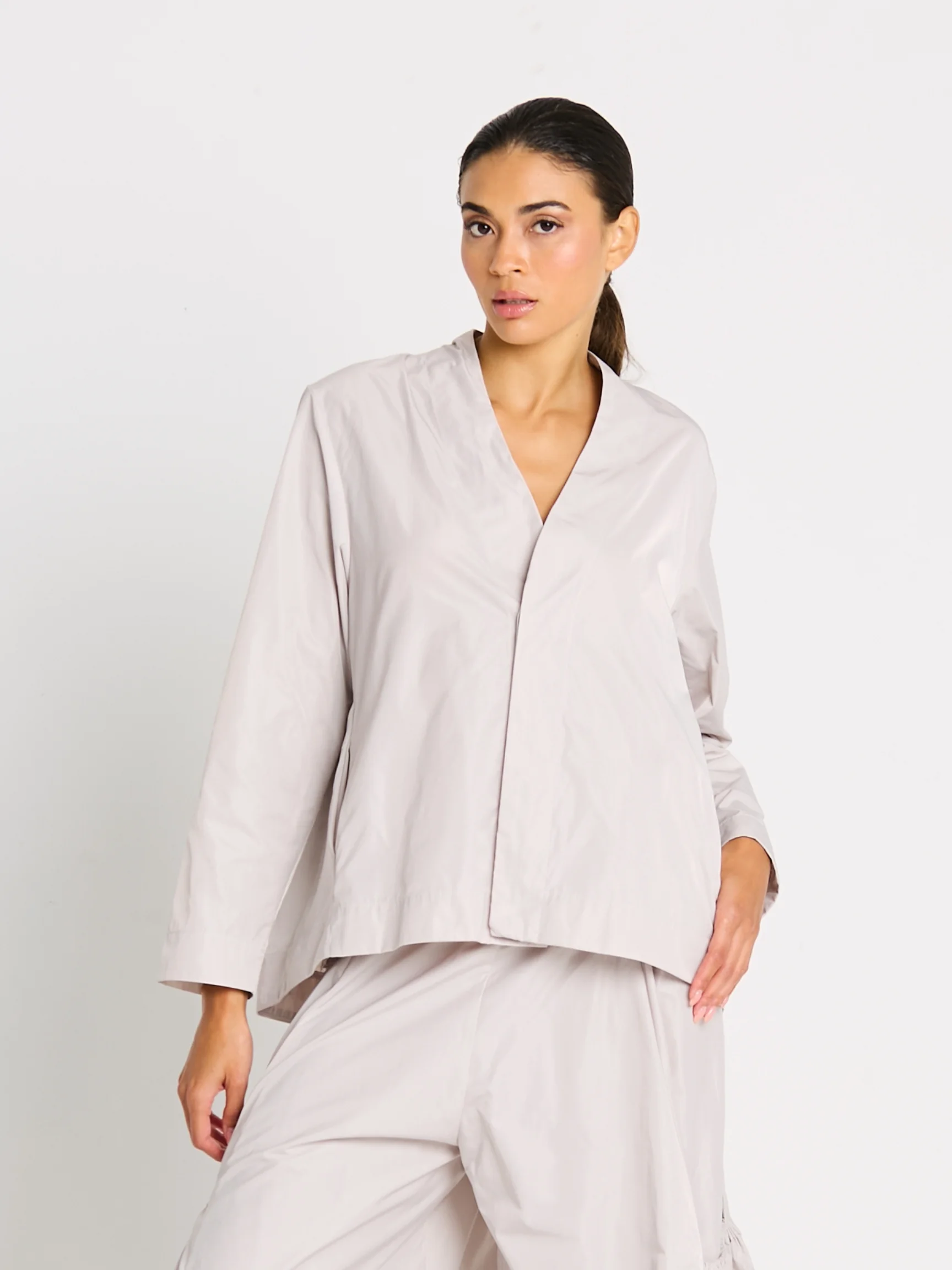 Minimal Swing Jkt in Putty