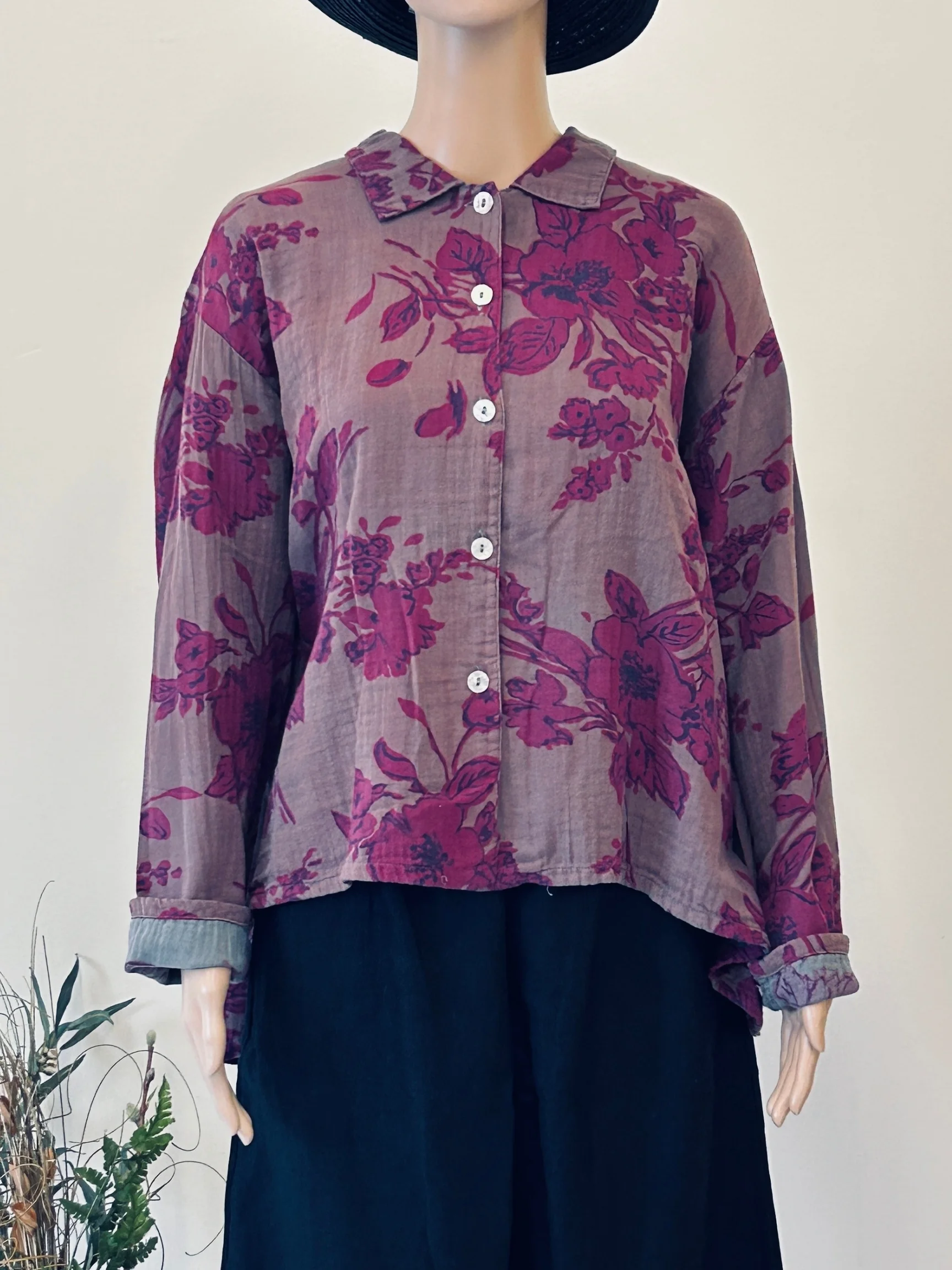 Miriam Shirt in Zinc