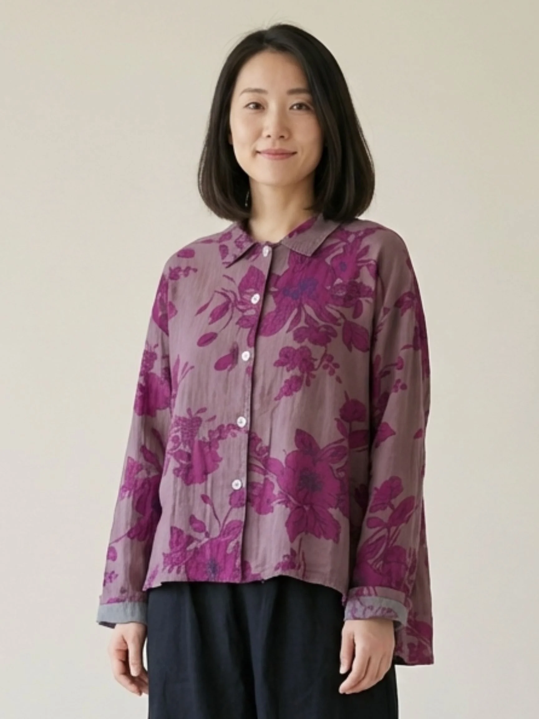 Miriam Shirt in Zinc