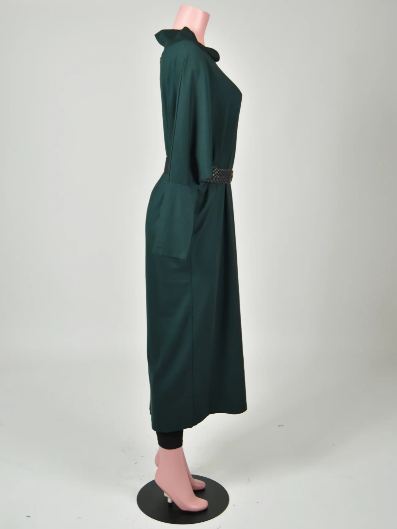 Modal Ponti Ilse Dress in Juniper