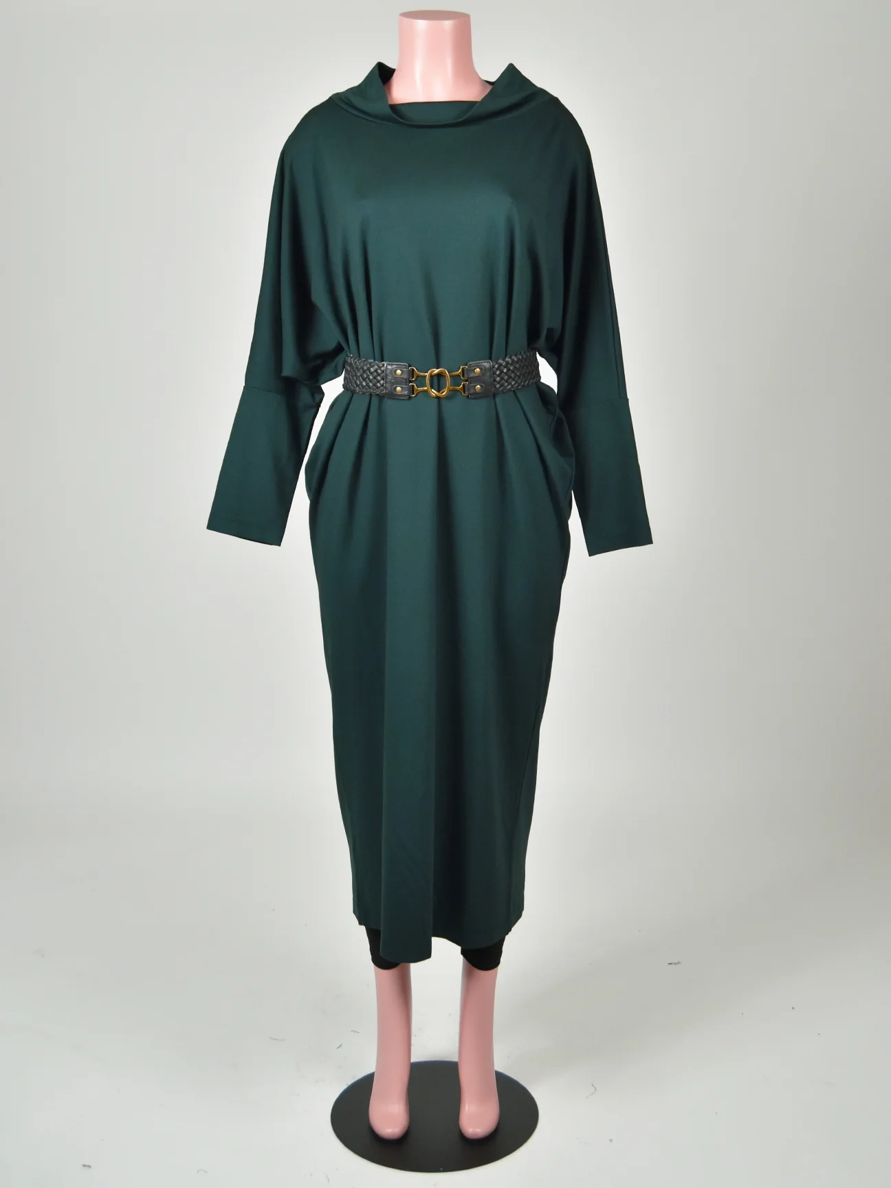 Modal Ponti Ilse Dress in Juniper