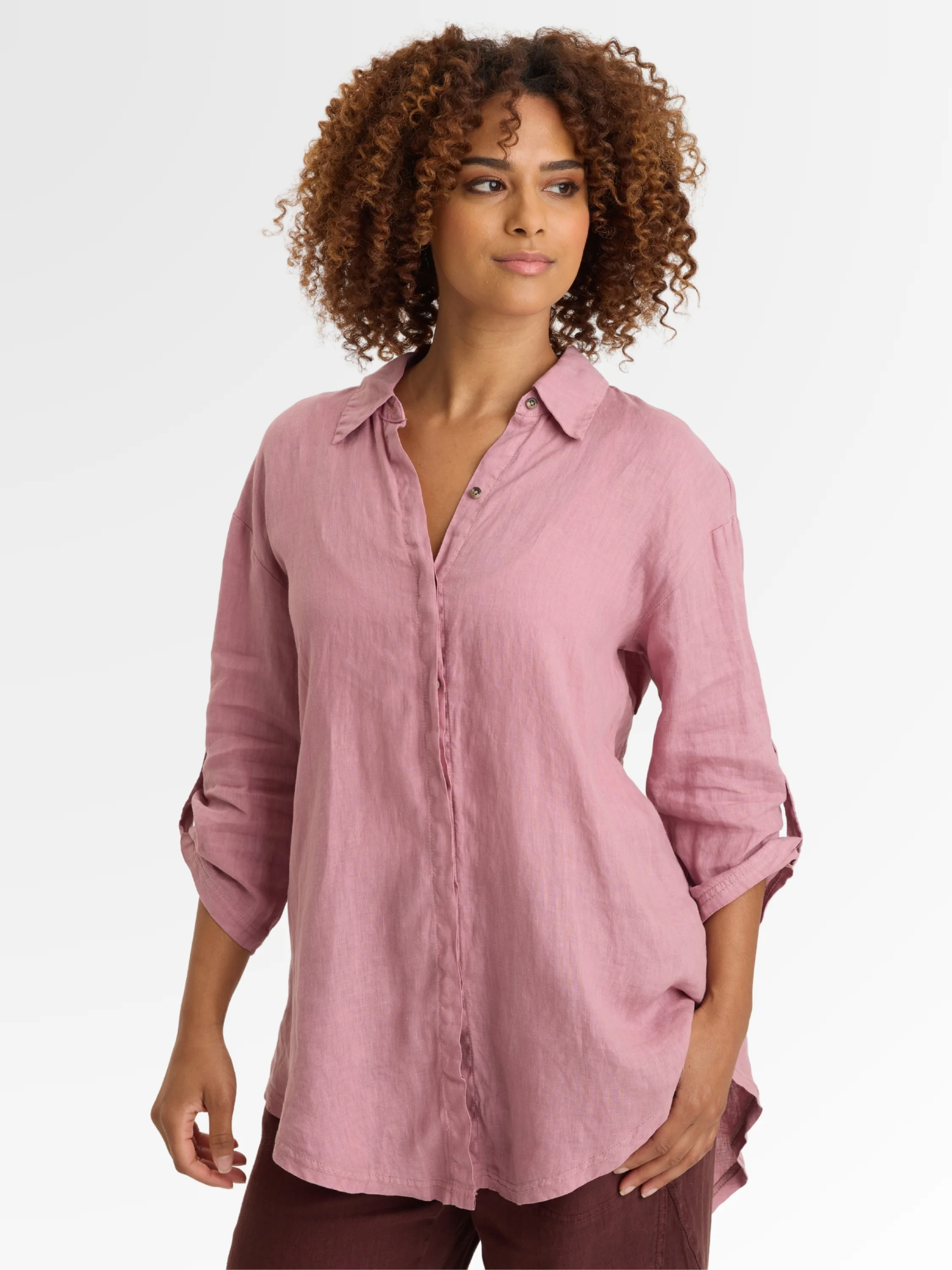 Moira button up Top in Svelte