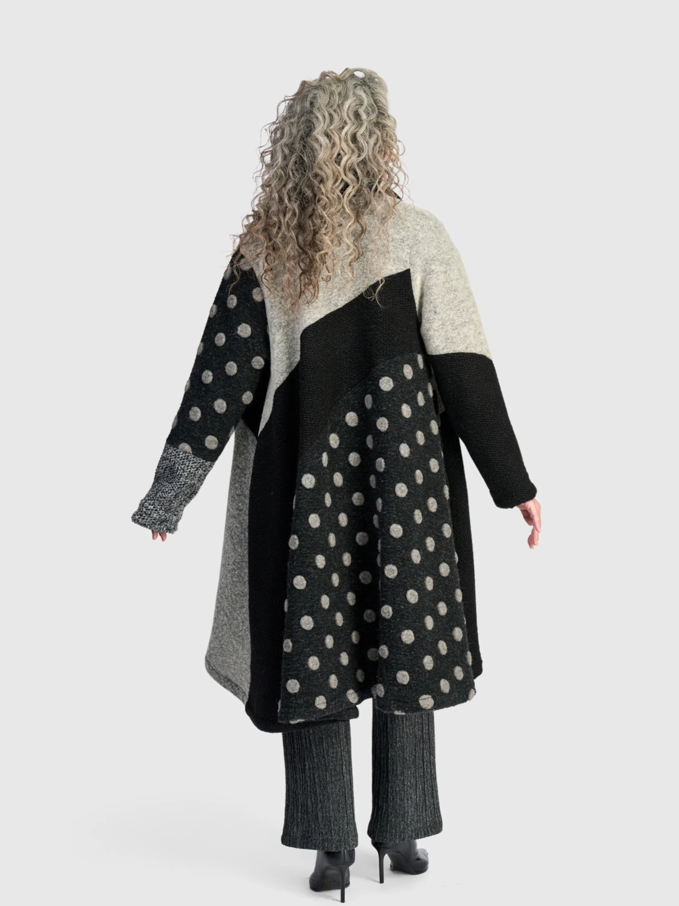 Mosaic Coat in Storm