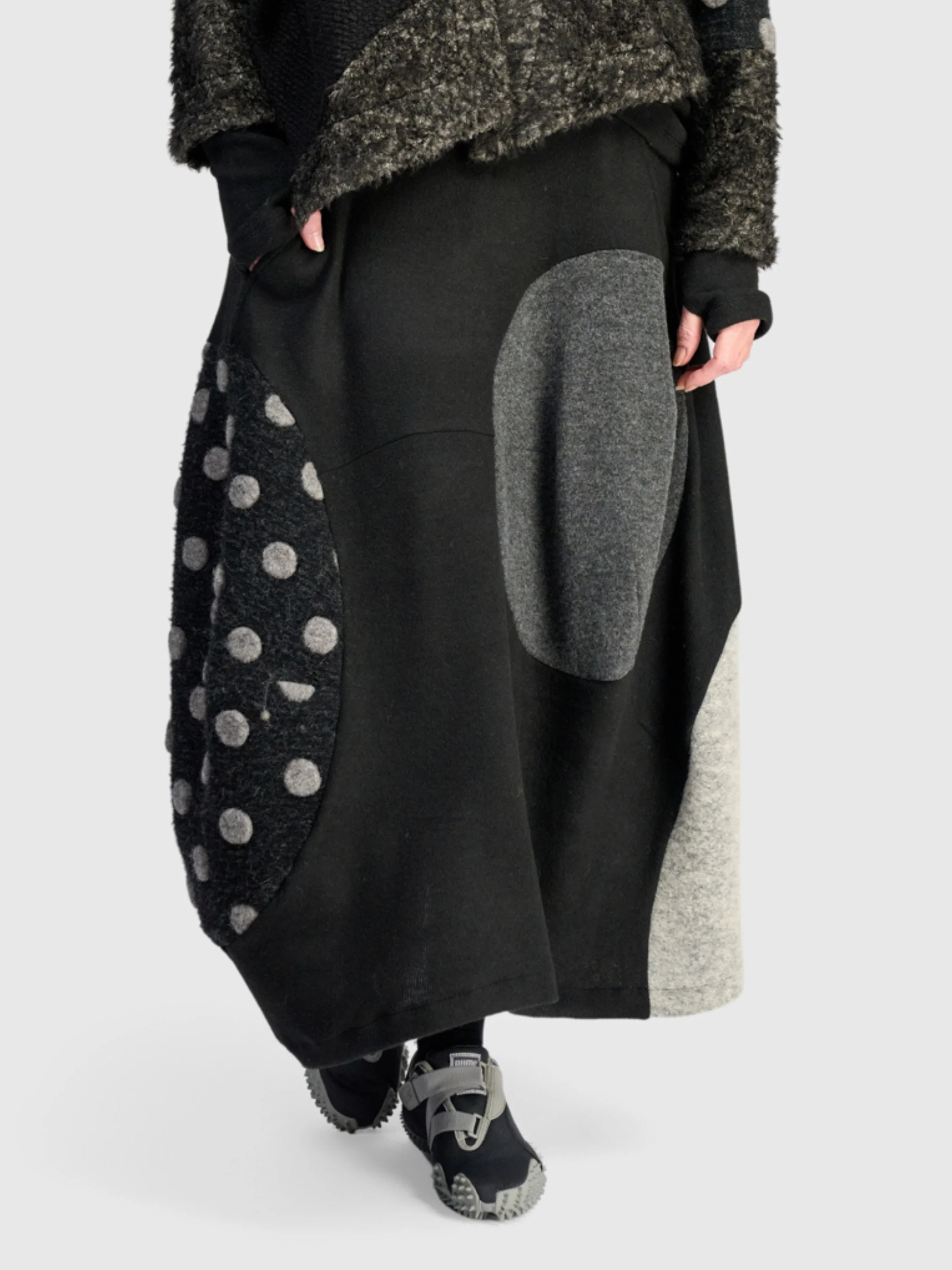Mosaic Skirt in Storm
