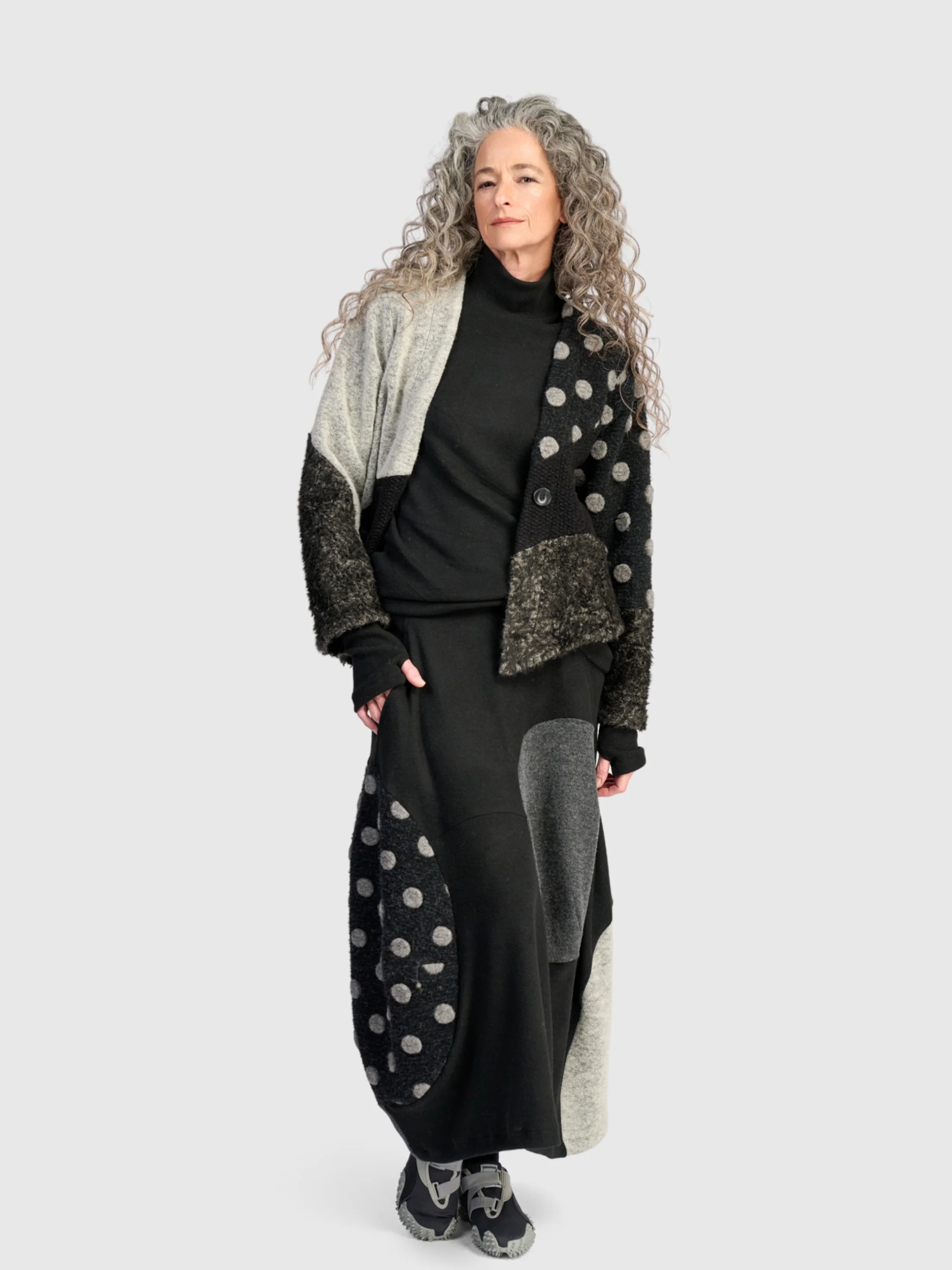 Mosaic Skirt in Storm