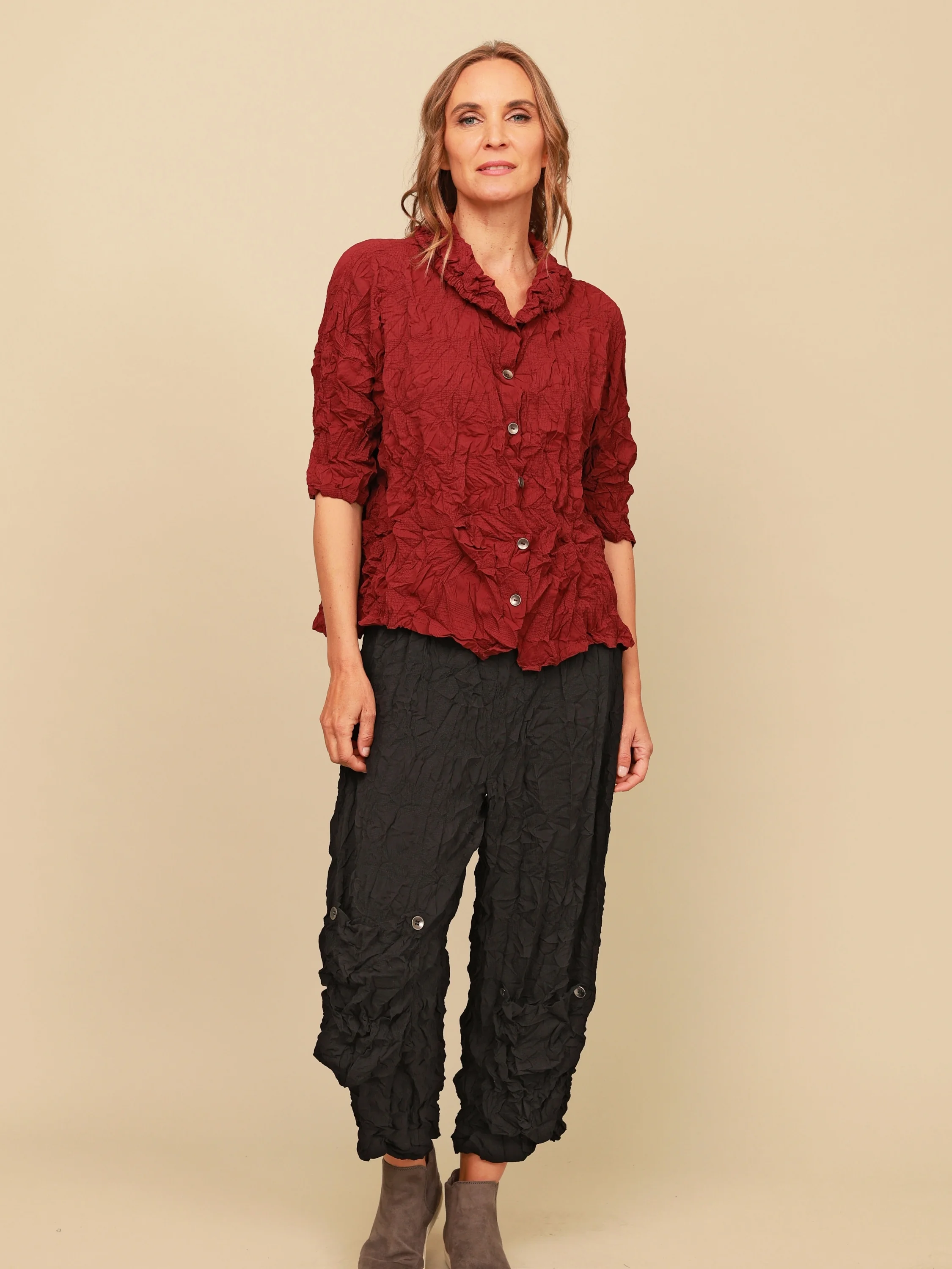 Nariah Shirt in Rhubarb