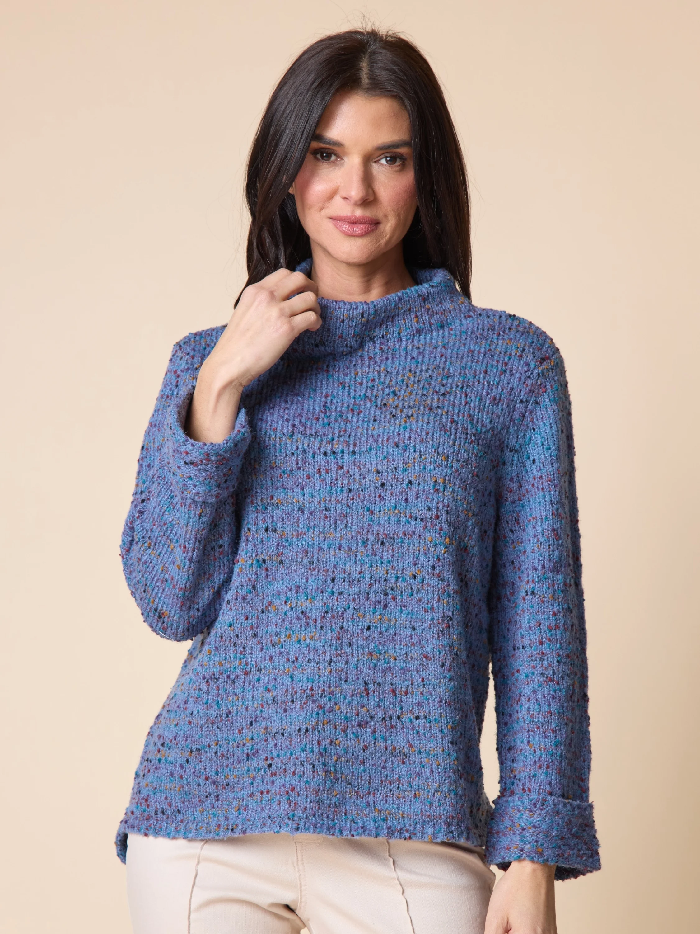 Neck Pullover in Harbor