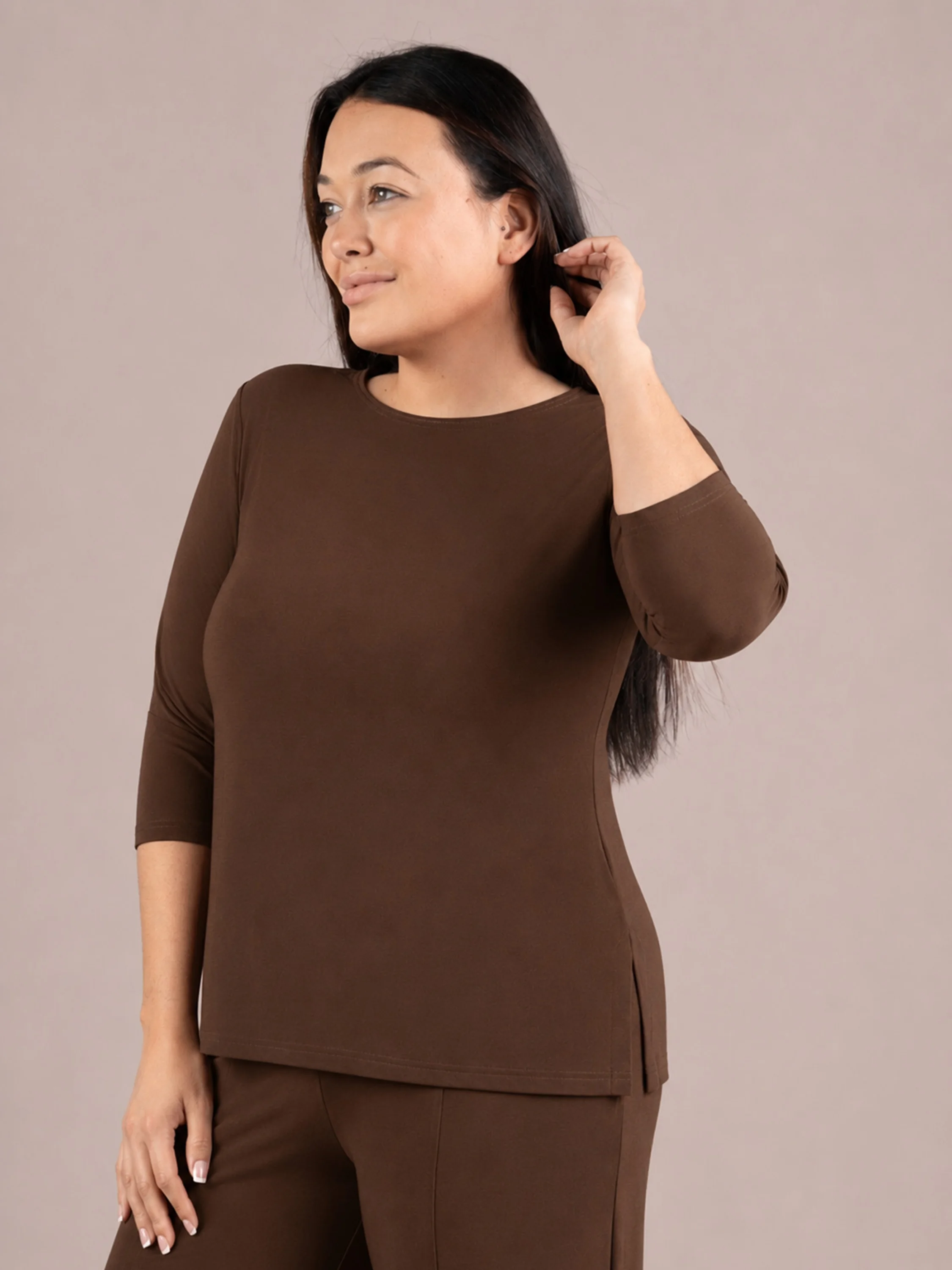 Nu Ideal Top in Cinnamon