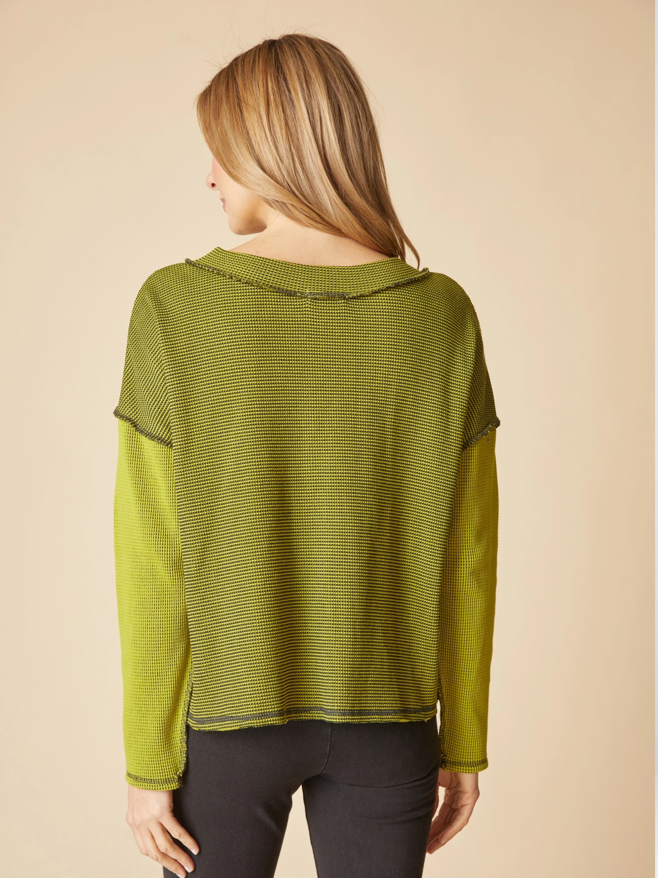 Opposites Attract Pullover in Lentil