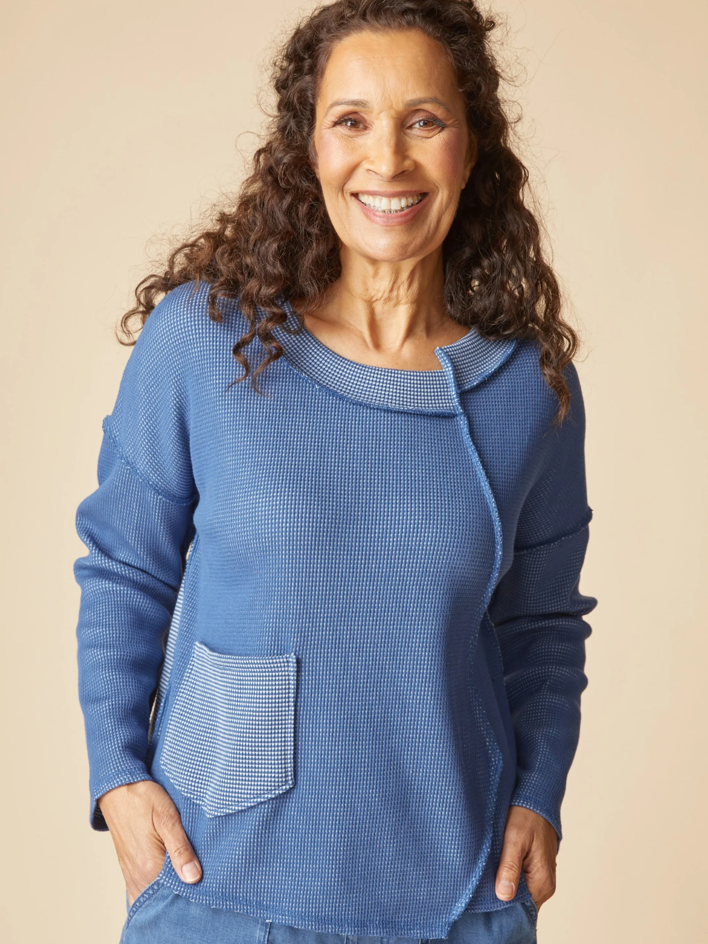 Opposites Attract Pullover in Breeze