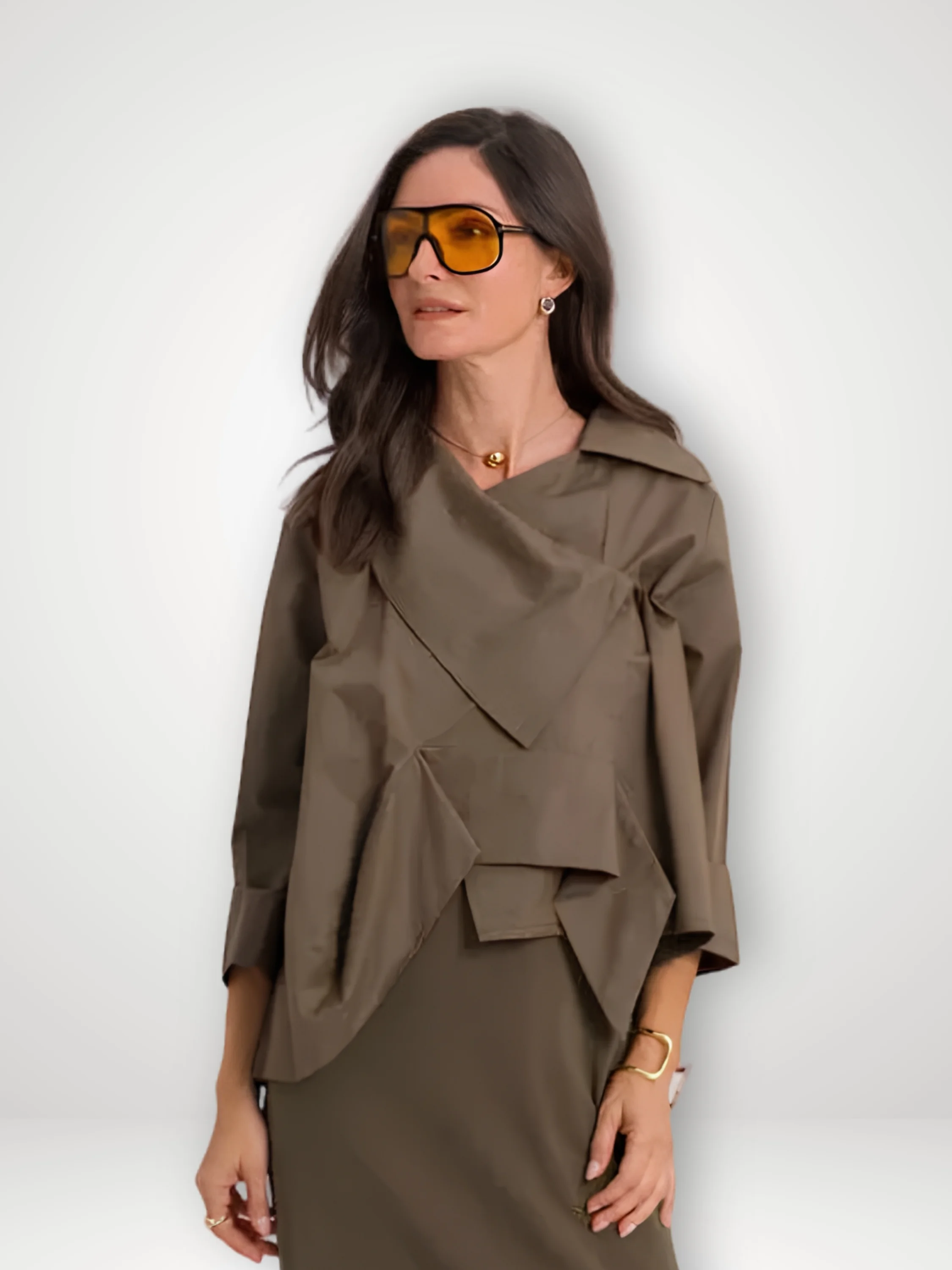 Origami Shirt in Turtle