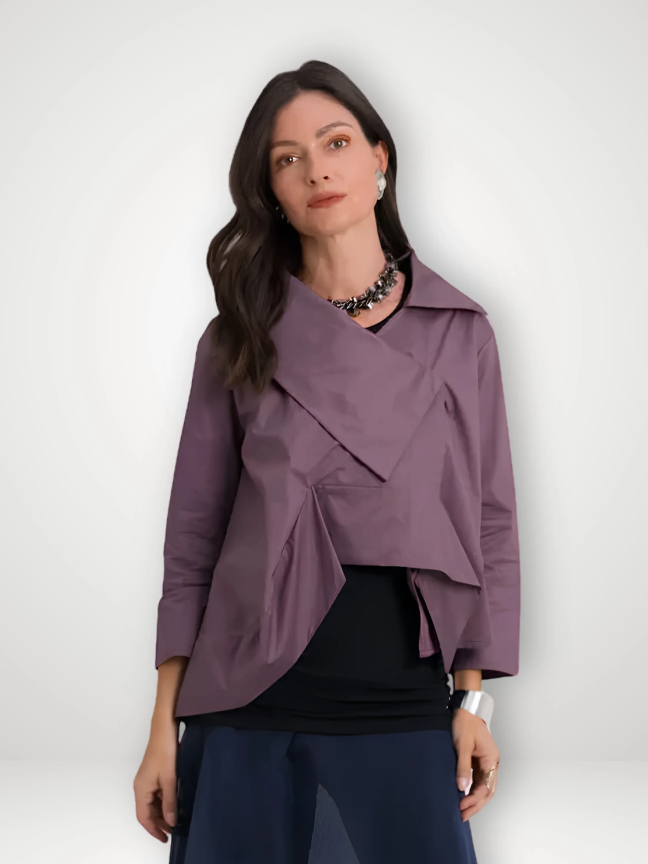 Origami Shirt in Amethyst