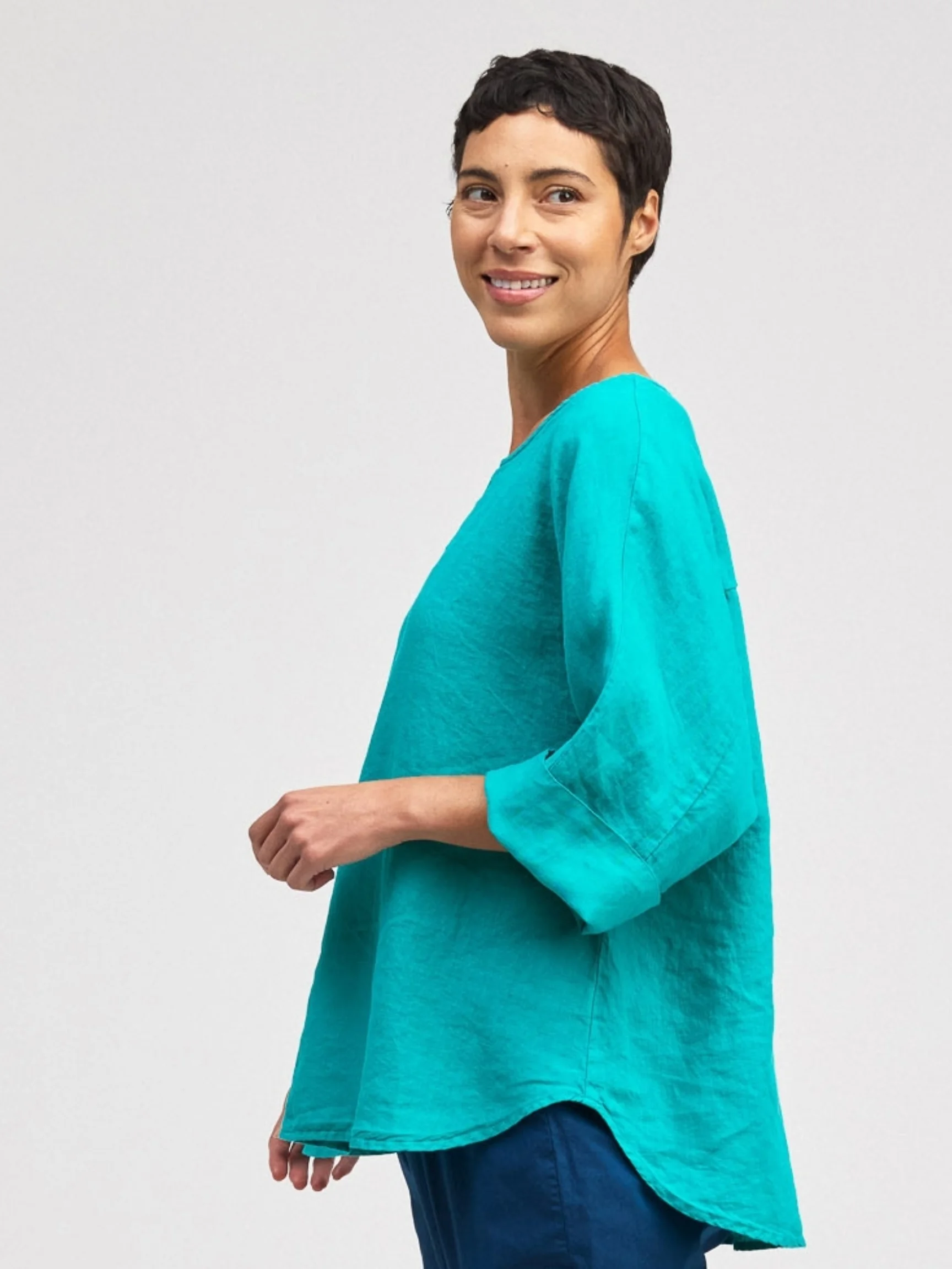 Osize Pullover in Atlantis