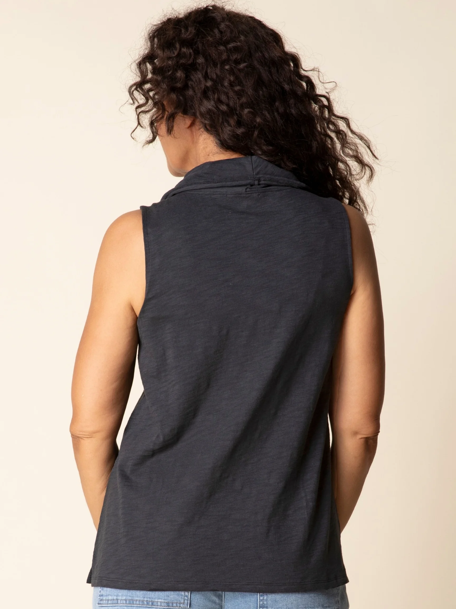 Panel Tunic in Black