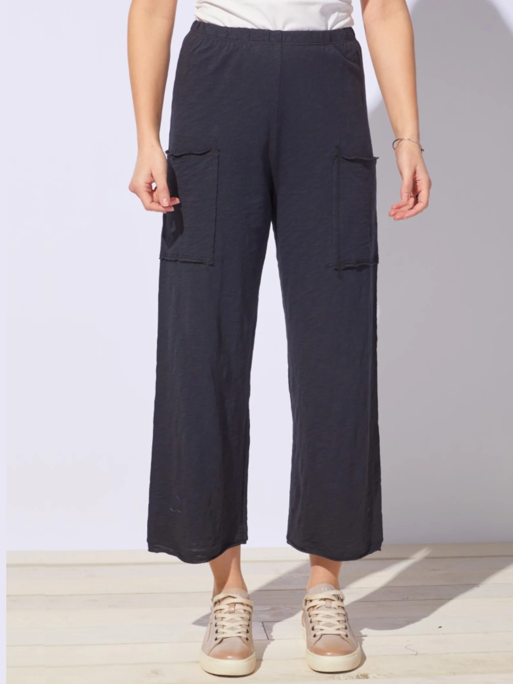 Peruvian Cotton Magic Pant in Black