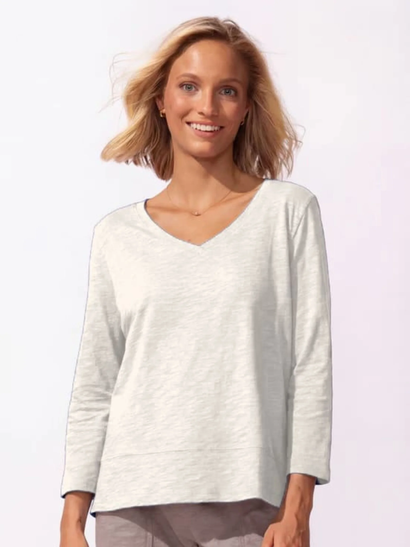 Peruvian Cotton Nantucket Tee in Dune