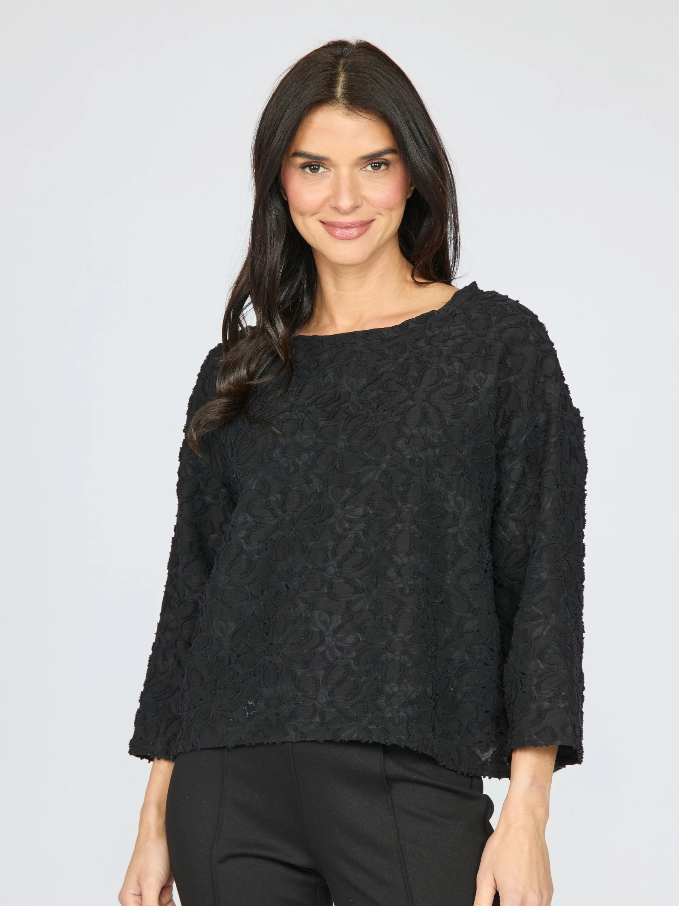 Petal Blossom Topper in Black