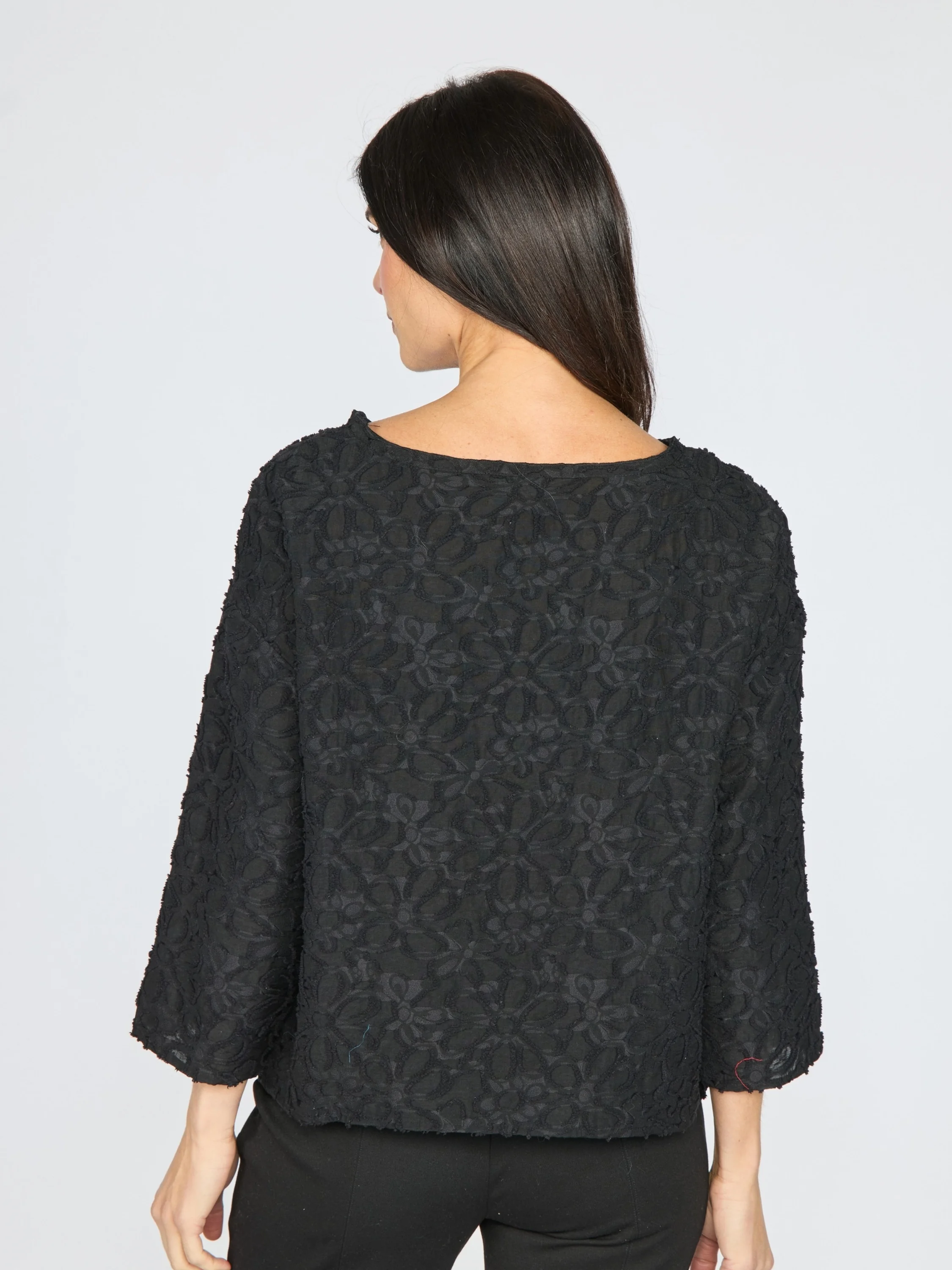 Petal Blossom Topper in Black