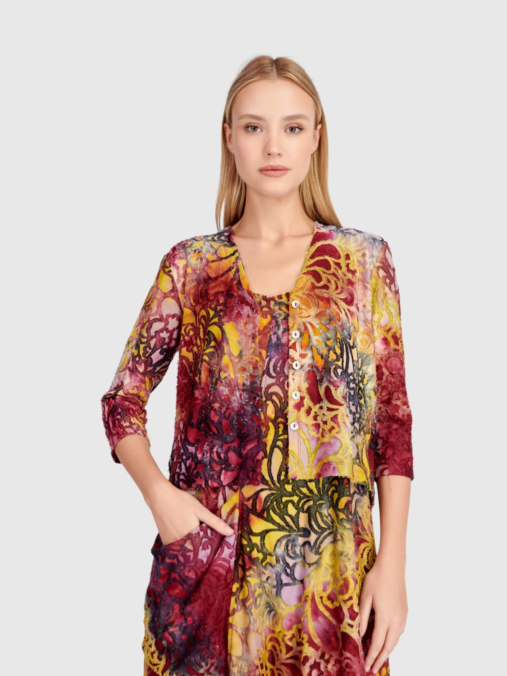 Petals Jacket in Petals