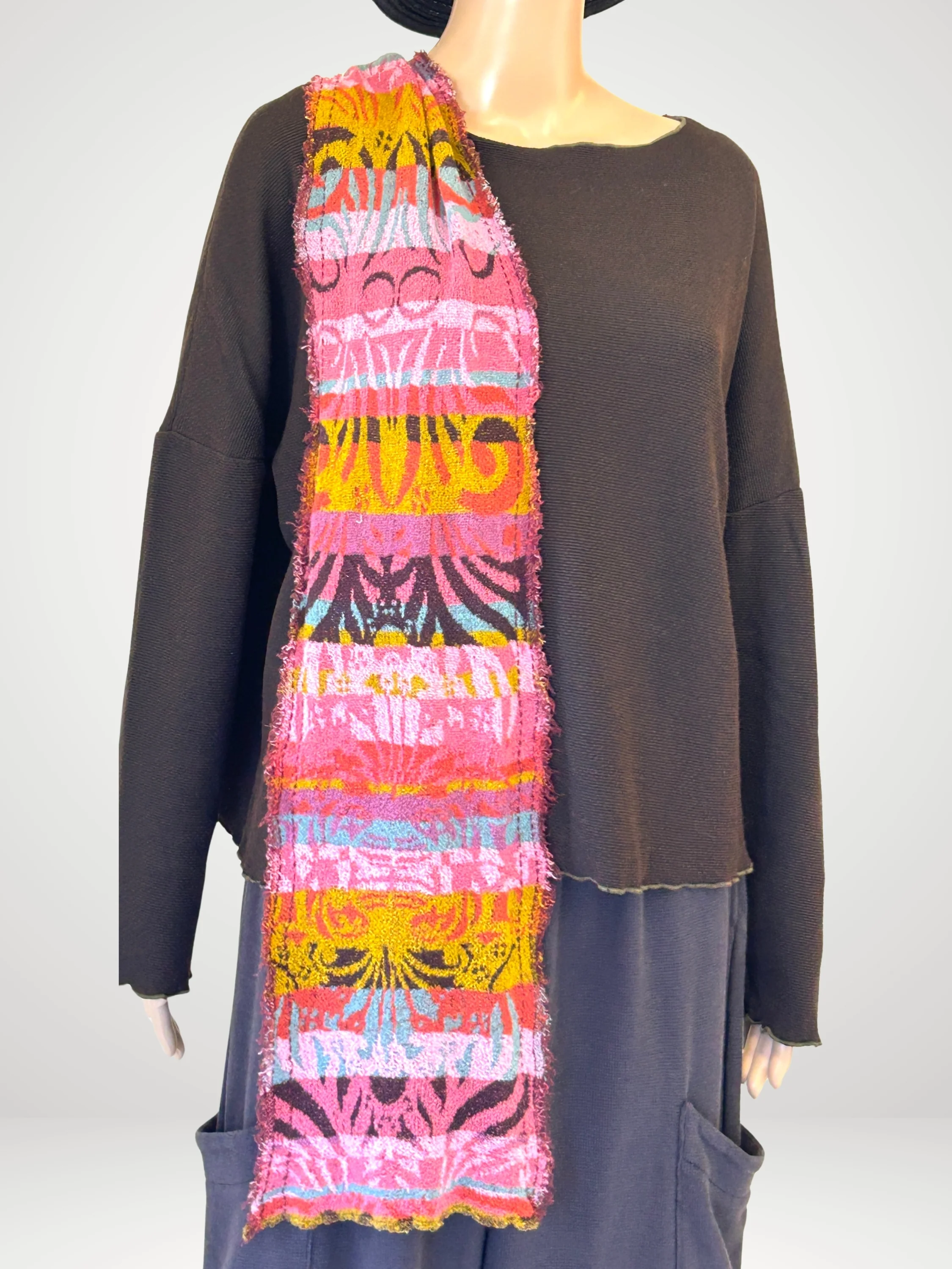 Pink Mosaic Scarf in Pink