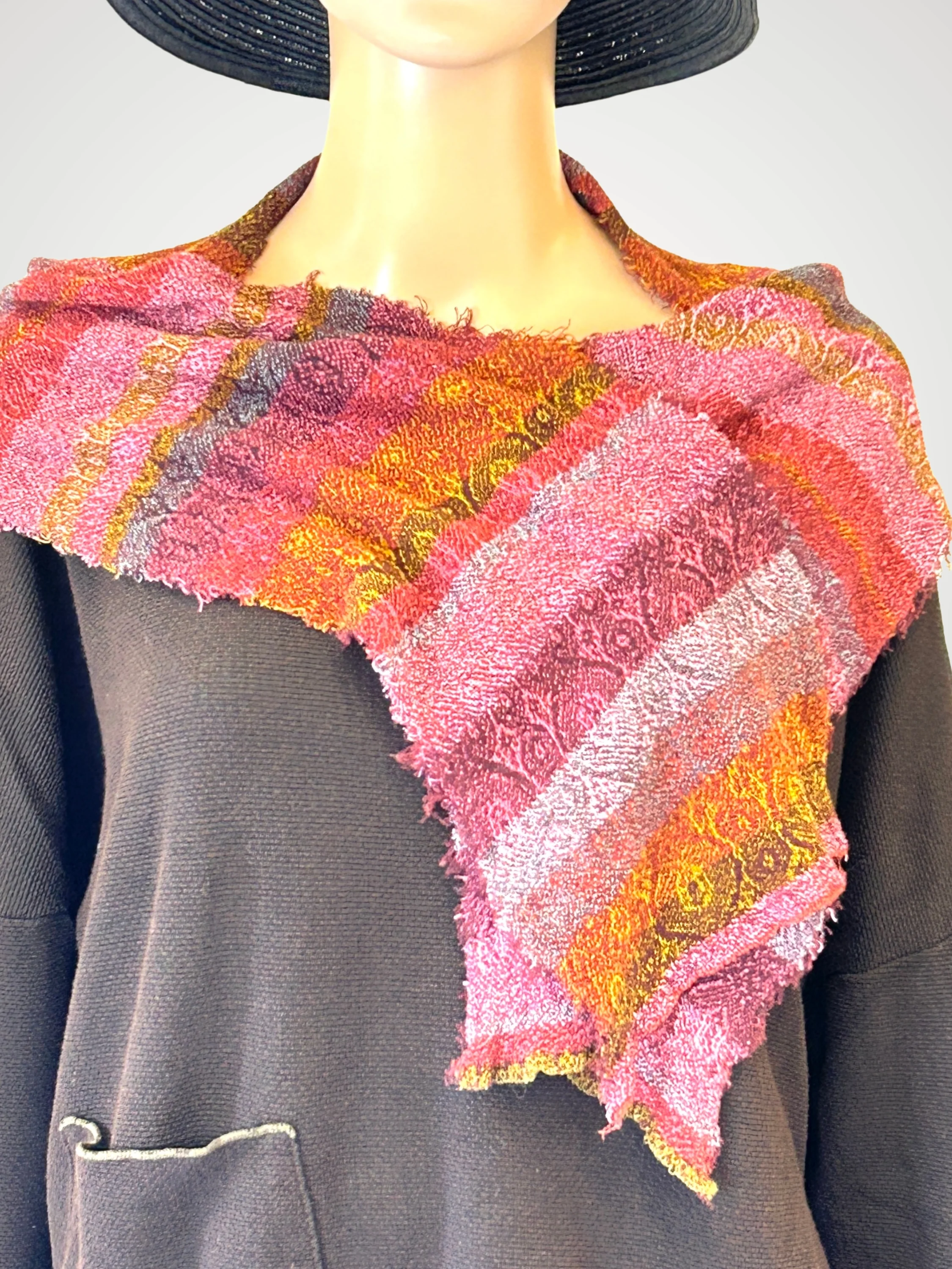 Pink Mosaic Scarf in Pink
