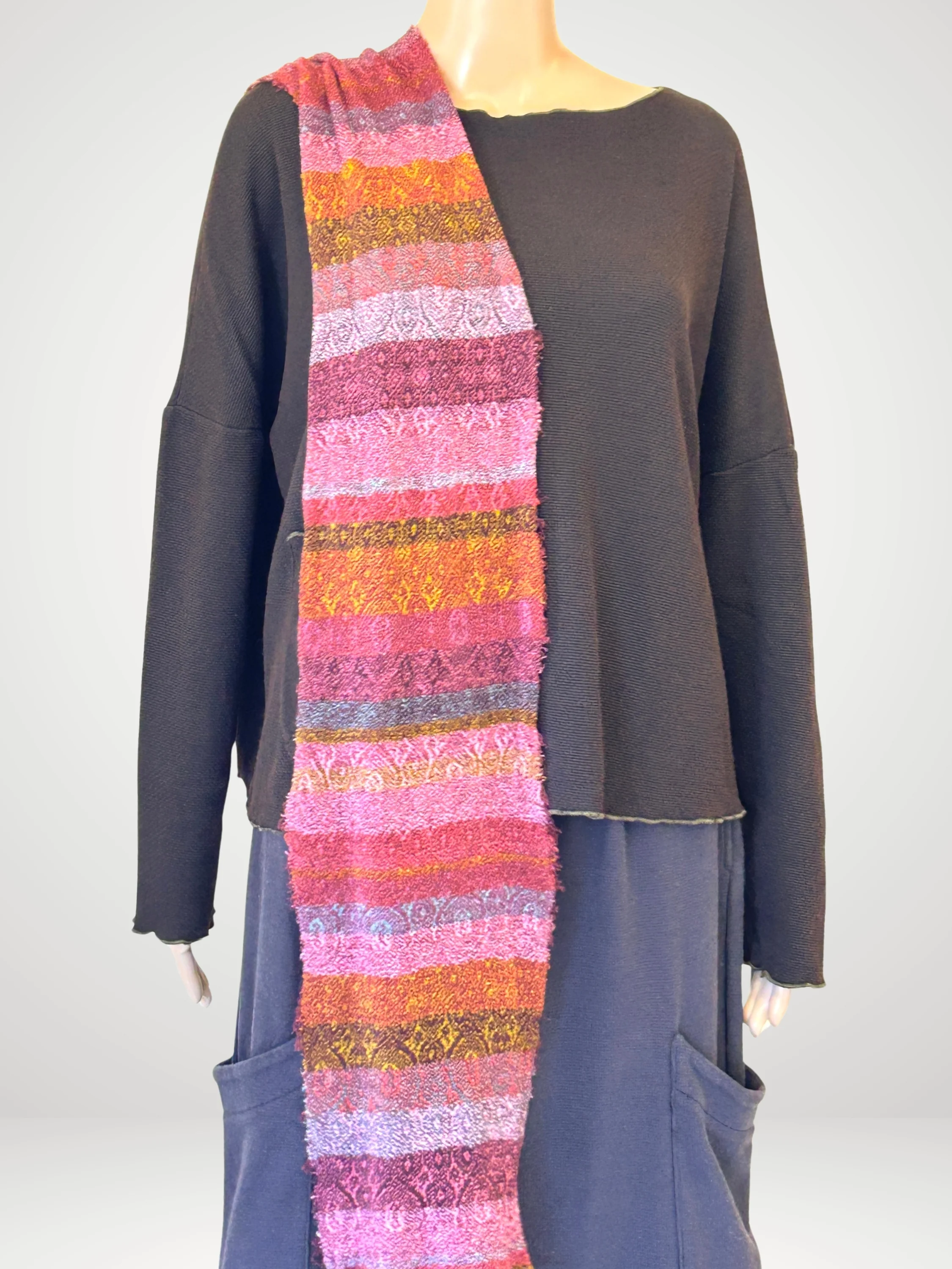 Pink Mosaic Scarf in Pink