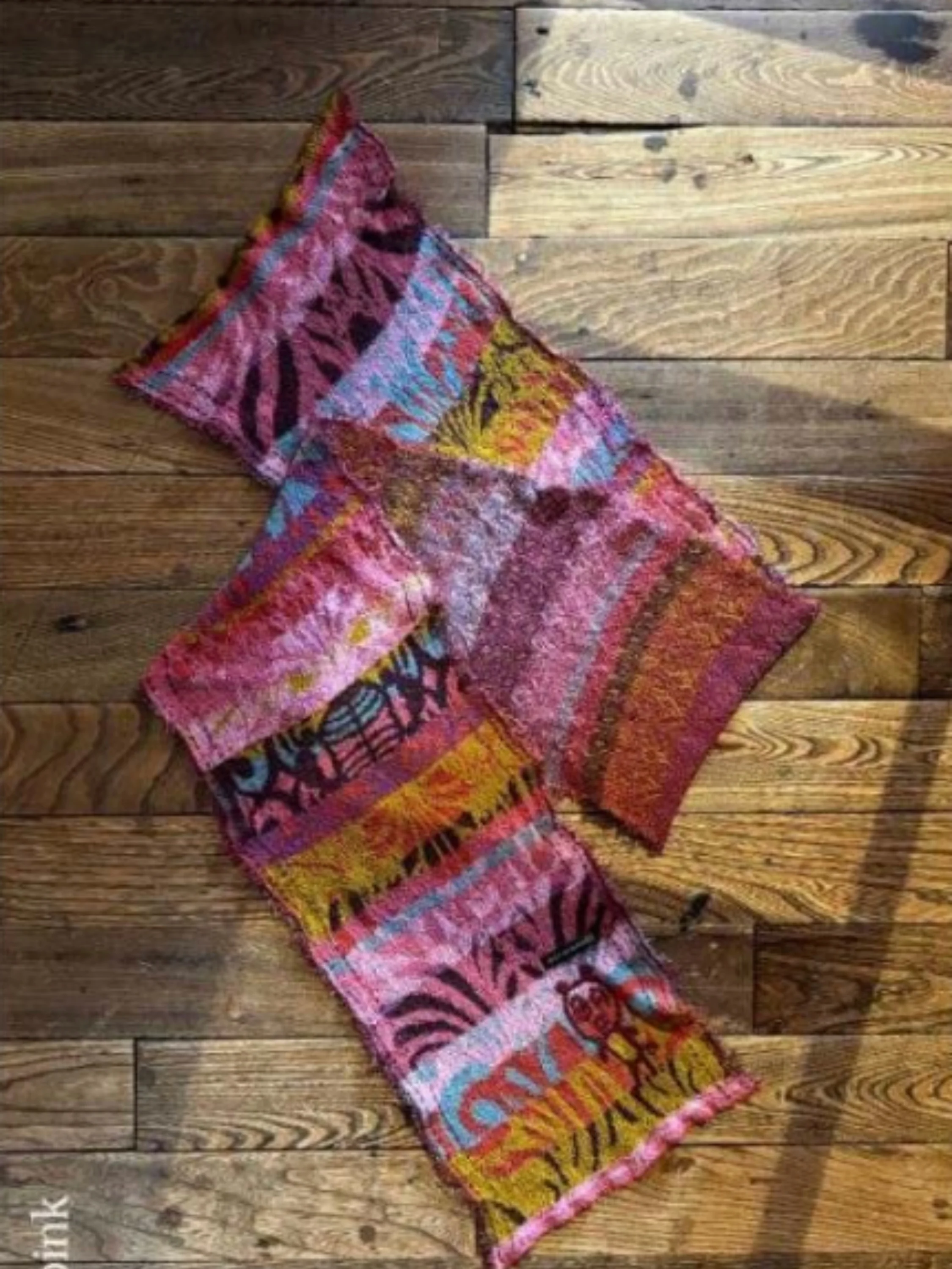 Pink Mosaic Scarf in Pink