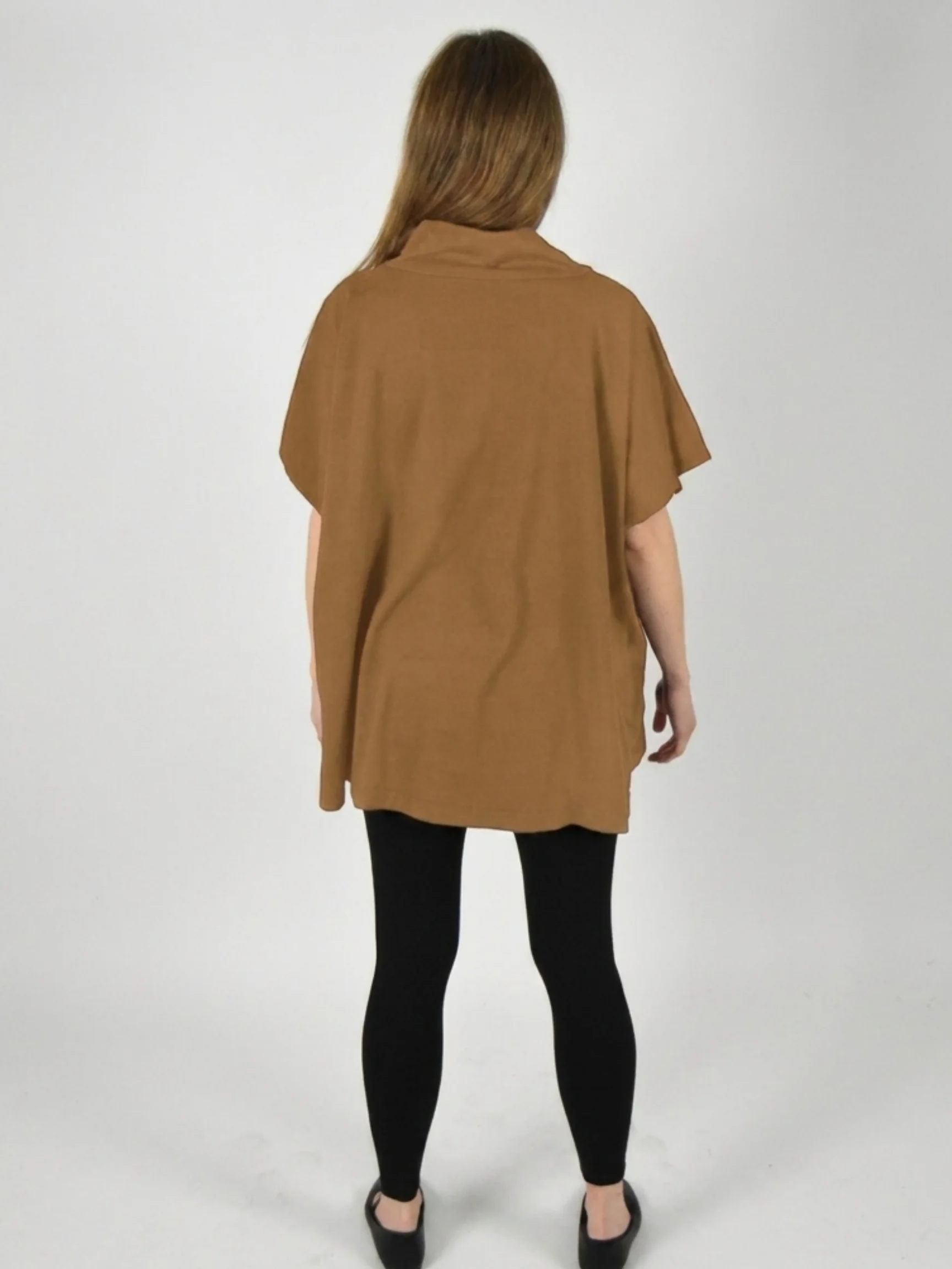 Pip Poncho in Gingersnap