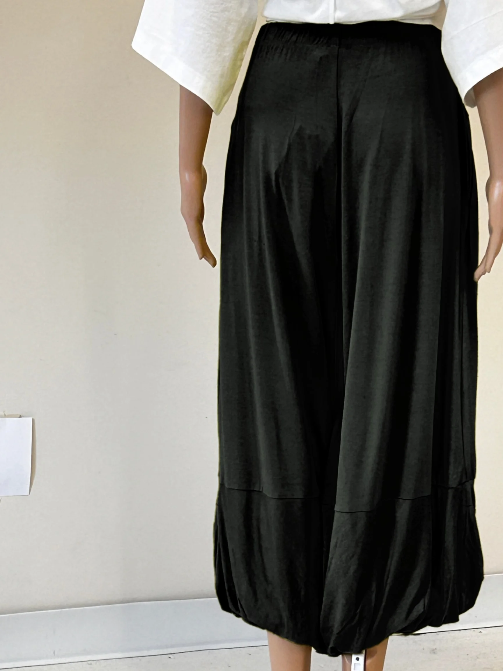 Pleat Pant in Black
