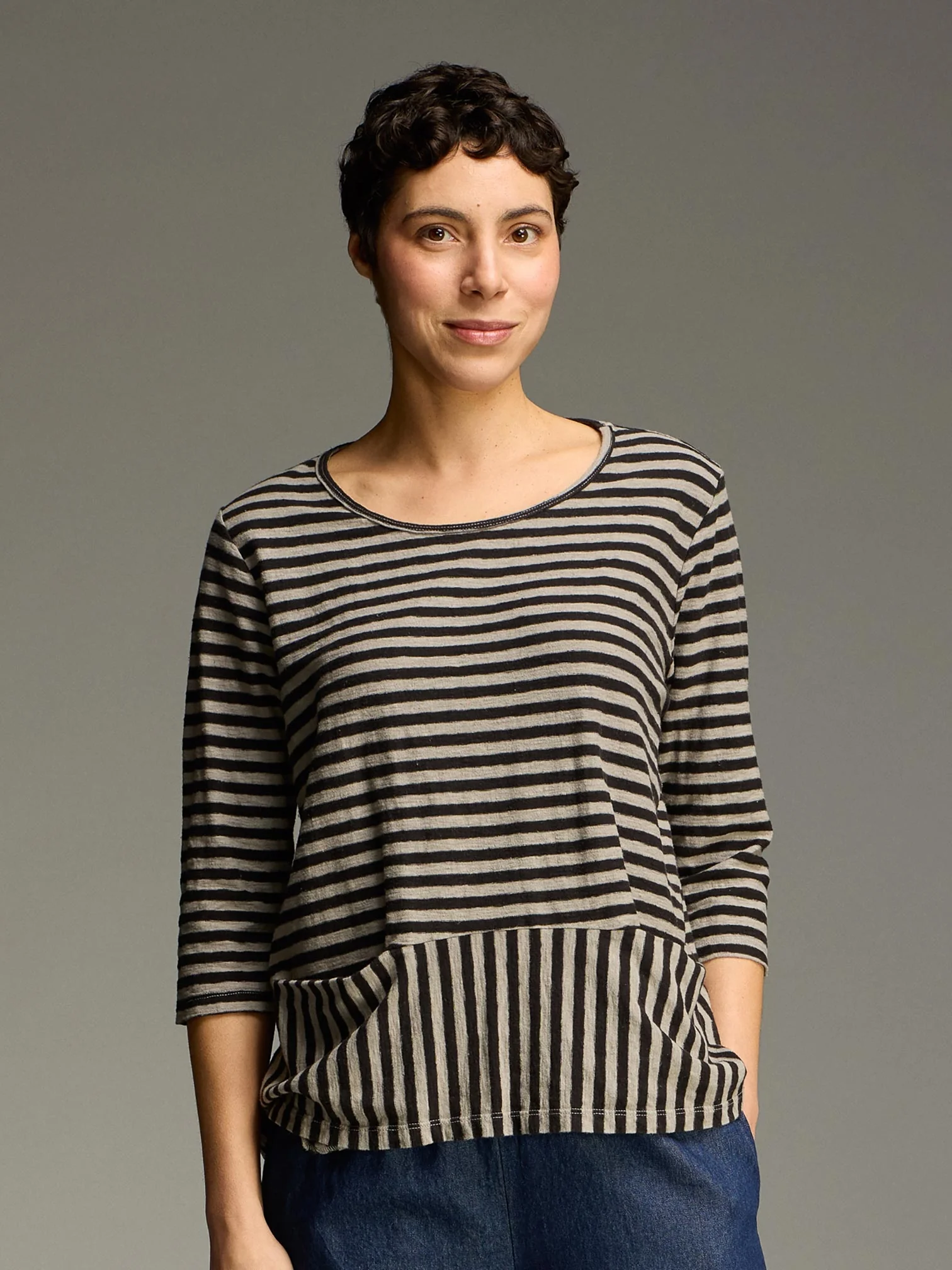 Pocket Pullover in Squirrel
