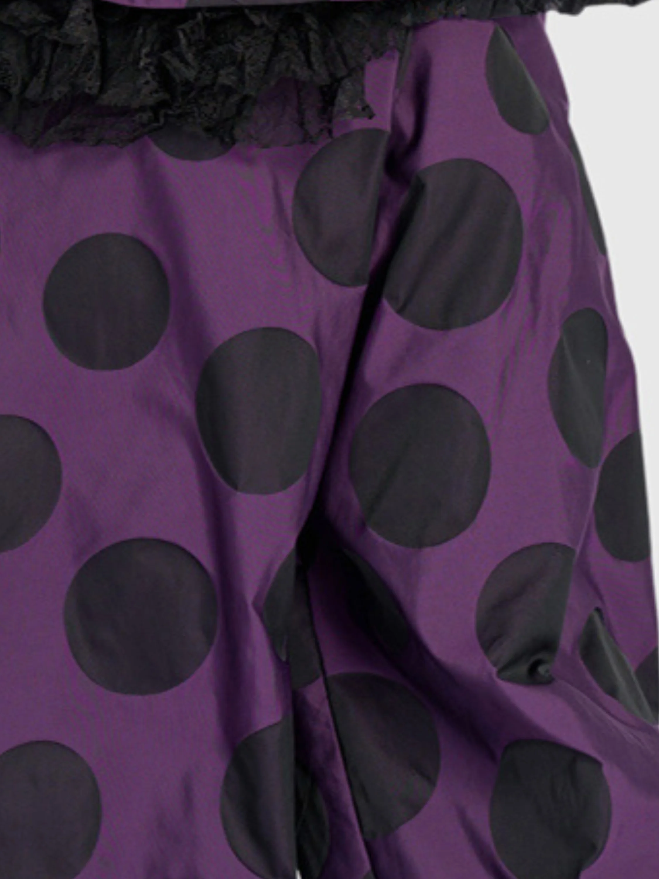 Polka Dot Cargo Pant in Violet