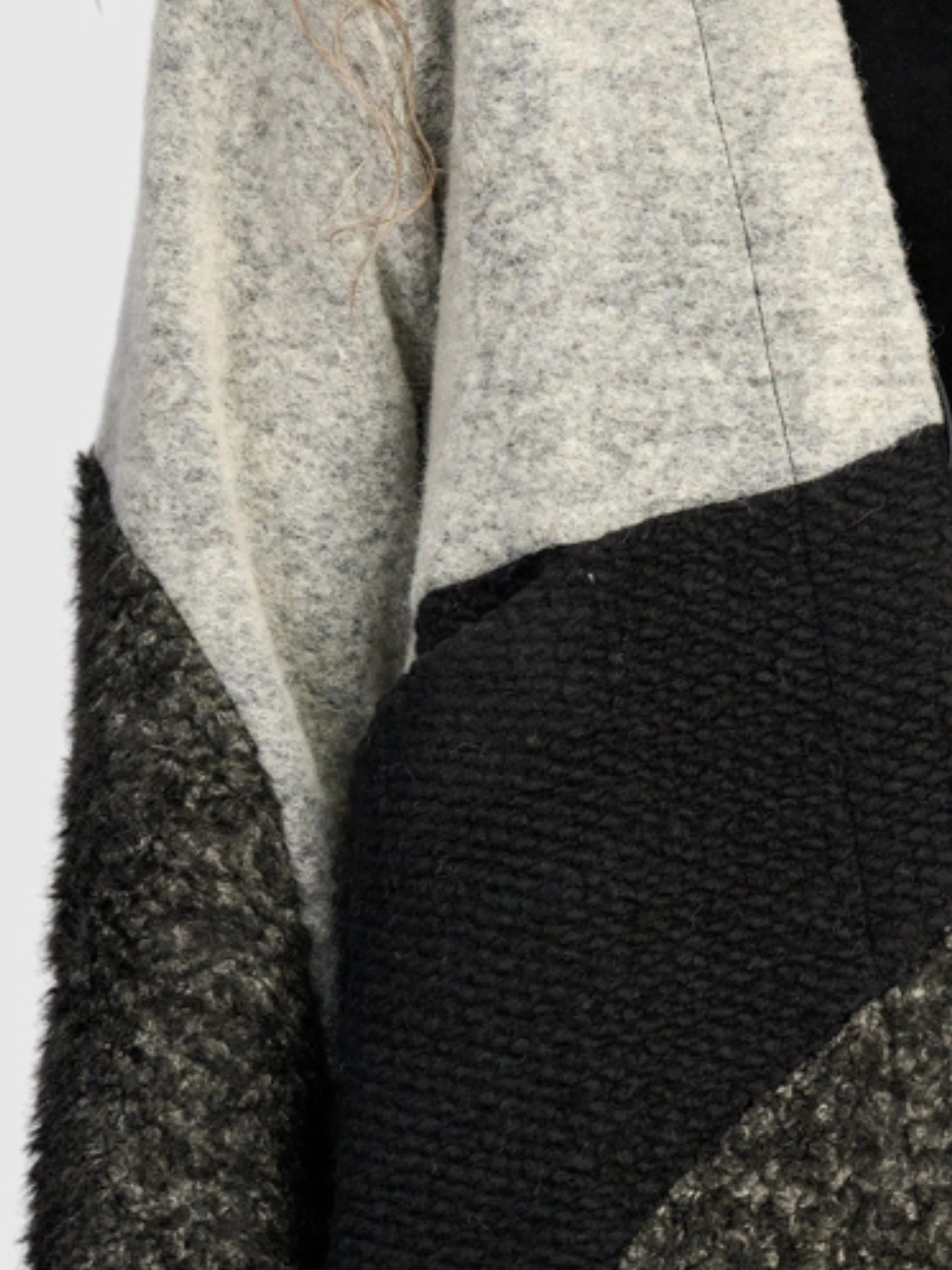 Polka Wool Jacket in Storm