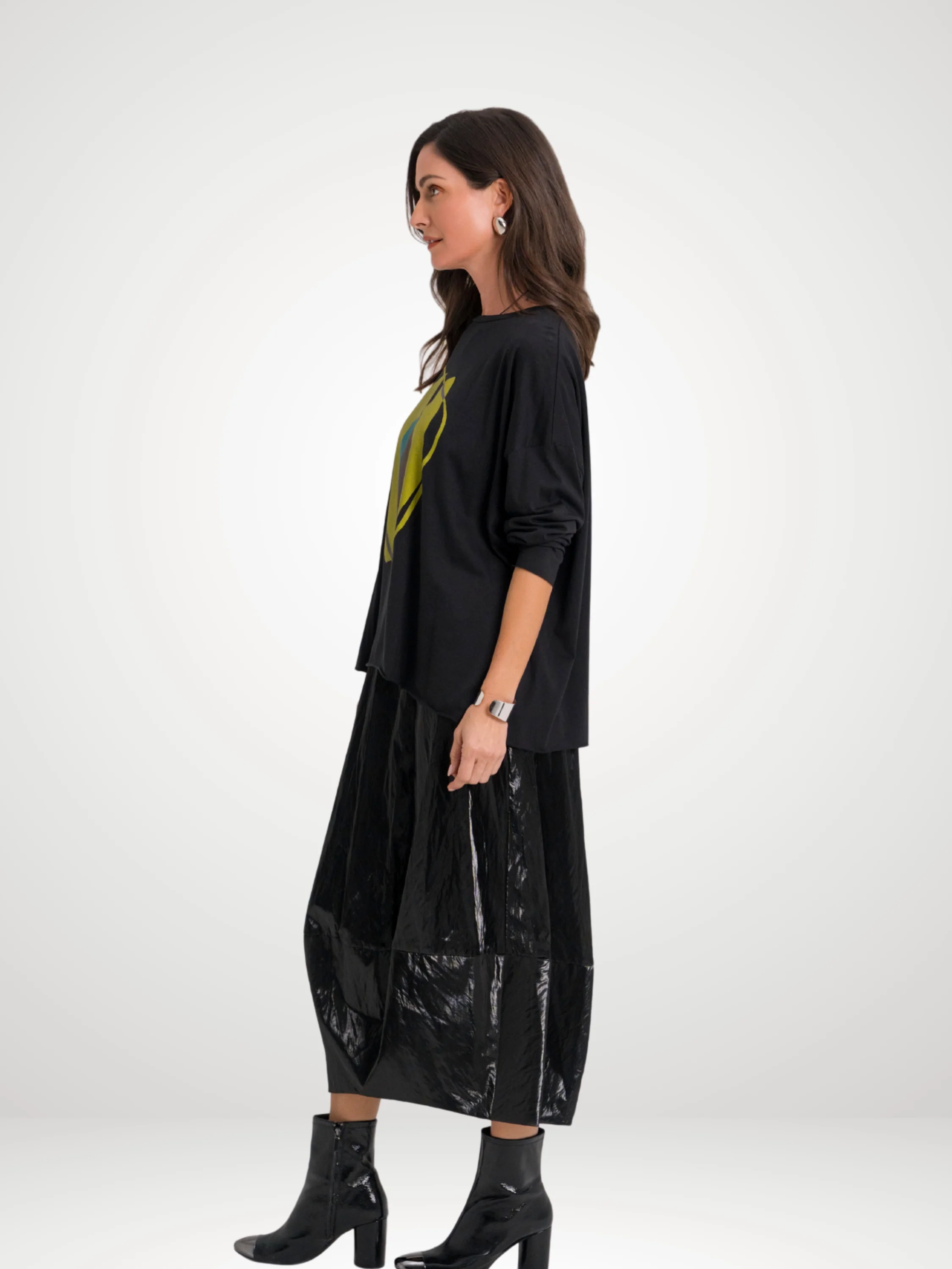 Puff Skirt in Black