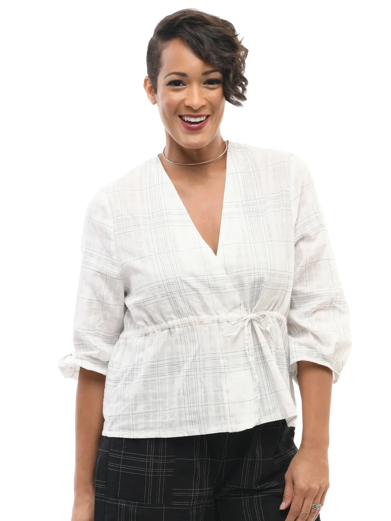 Reese Top in White Onyx