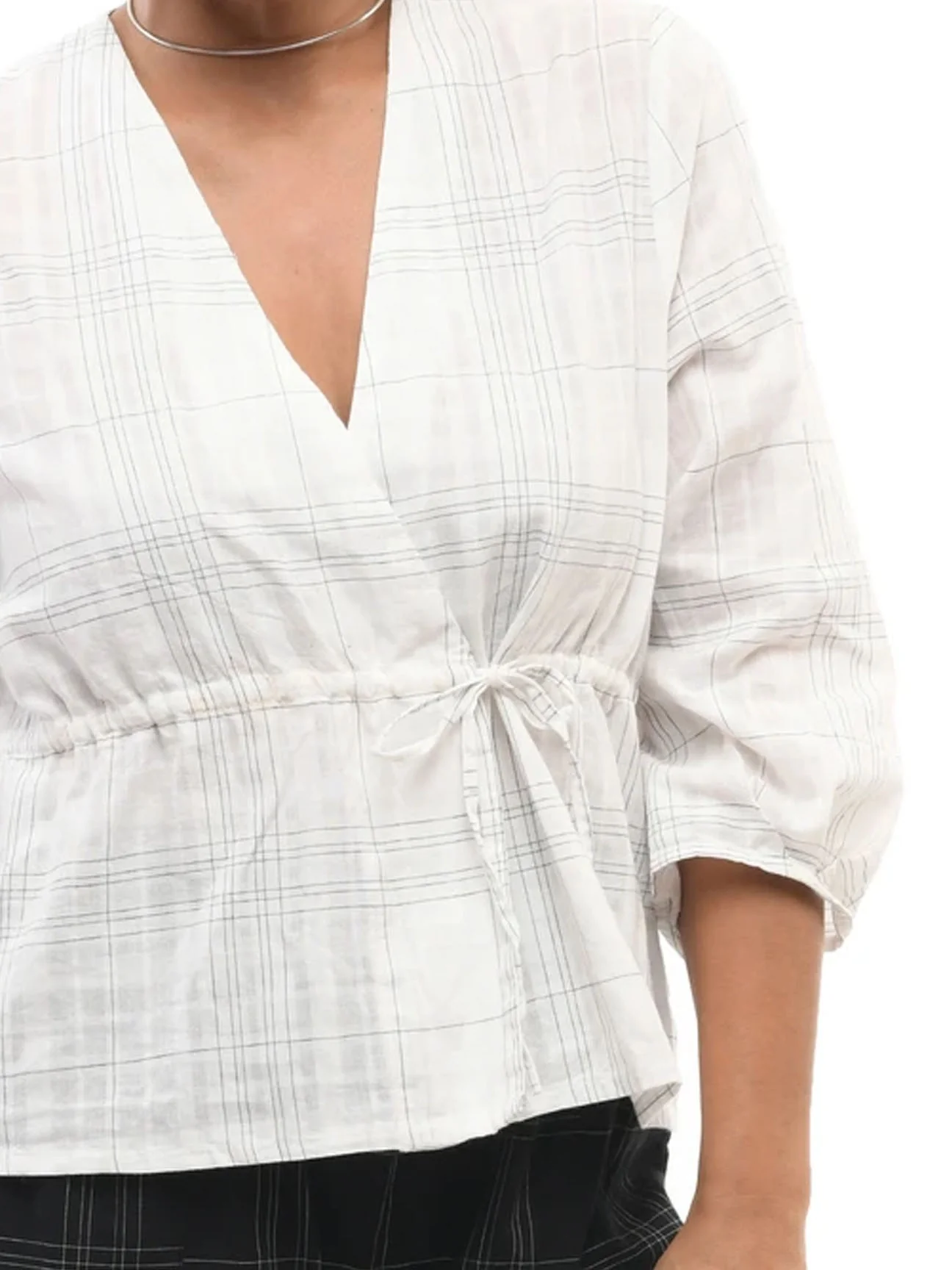 Reese Top in White Onyx