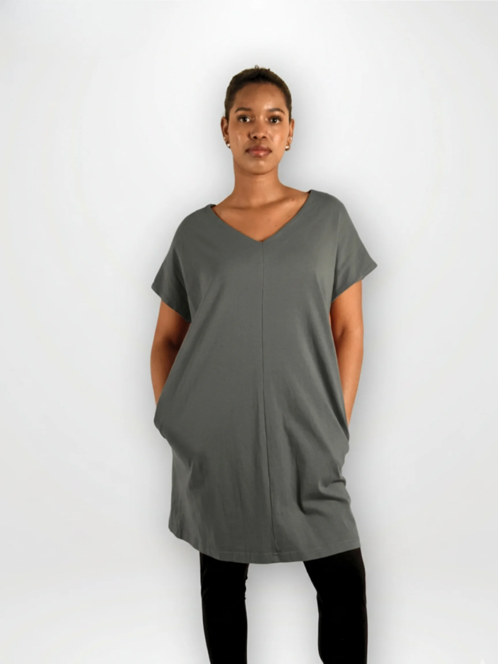 Regan Tunic in Zinc