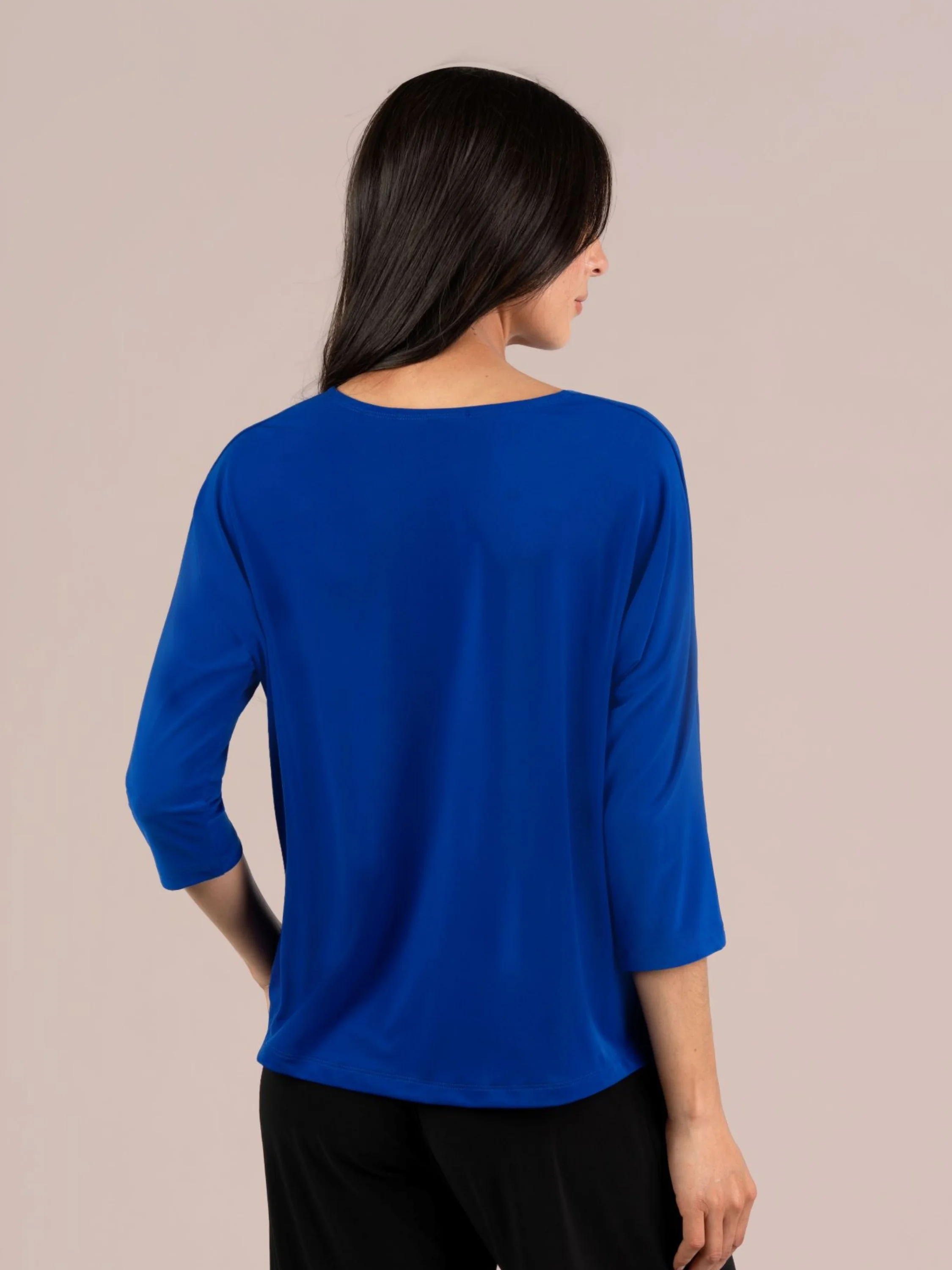 Revel Top Print Pocket in Lapis/Wingfall
