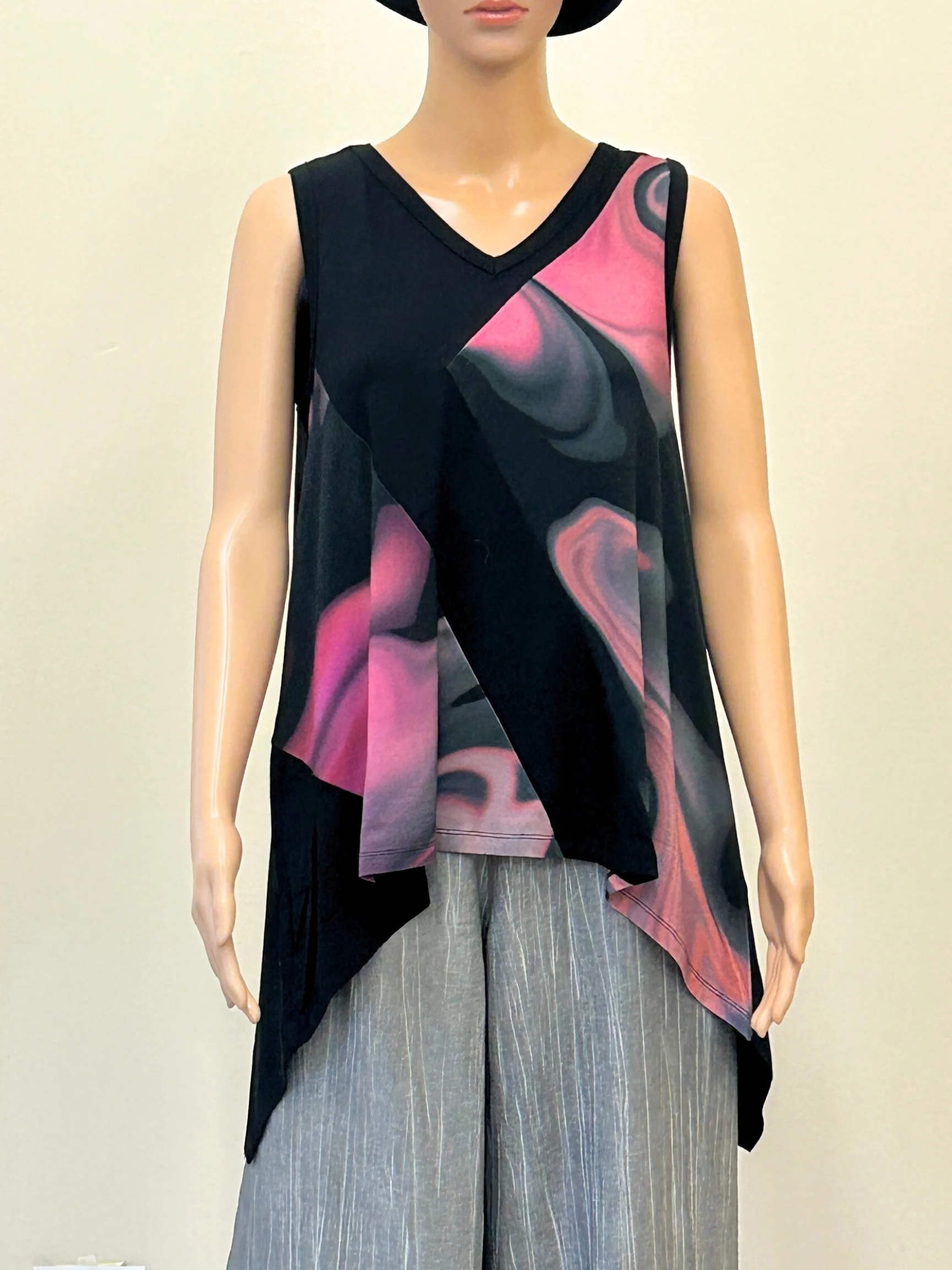 Reversible Top in Rose