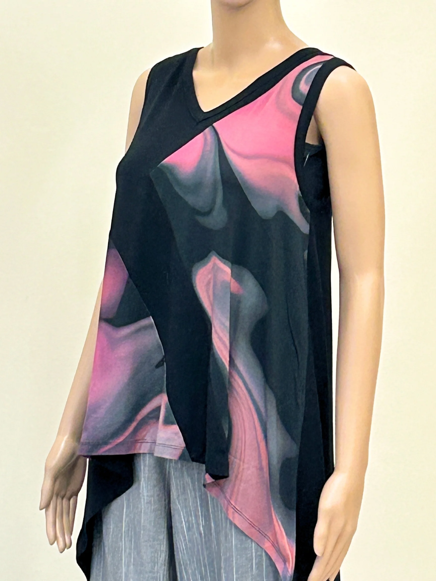 Reversible Top in Rose