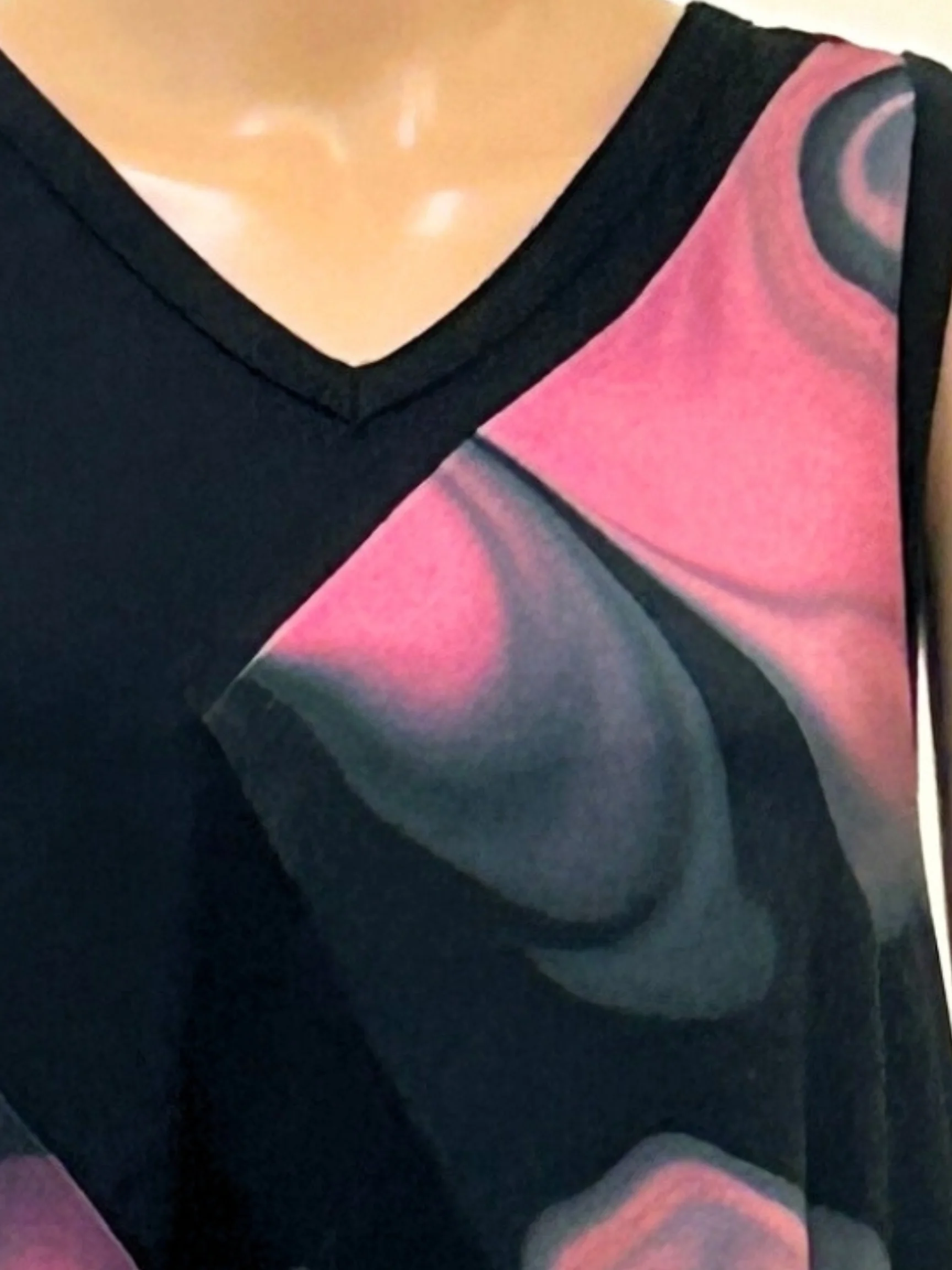 Reversible Top in Rose