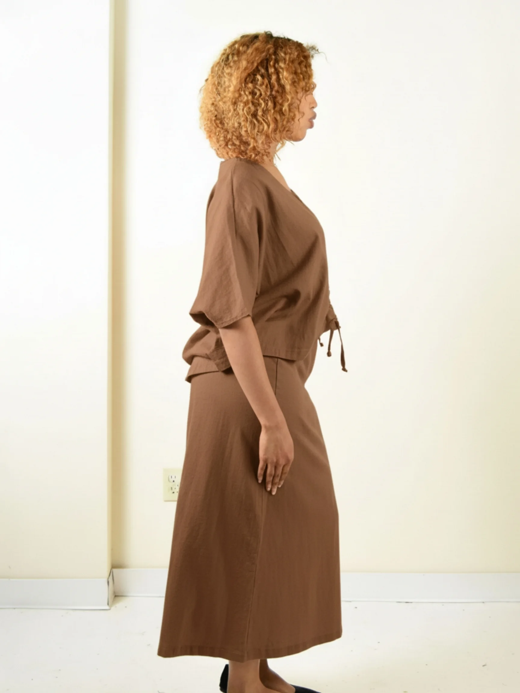 Ria Shirt in Quinquina