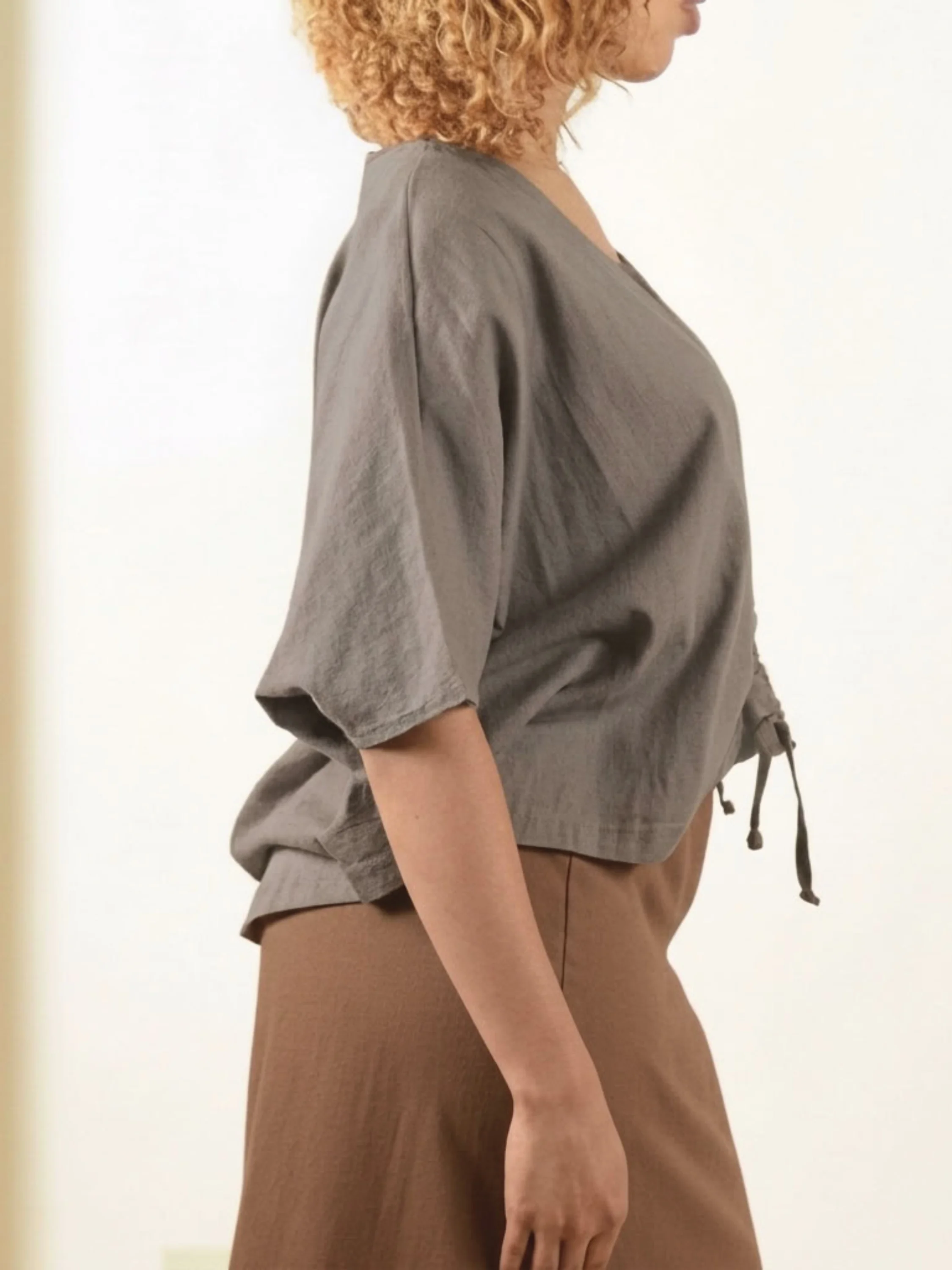 Ria Shirt in Fog
