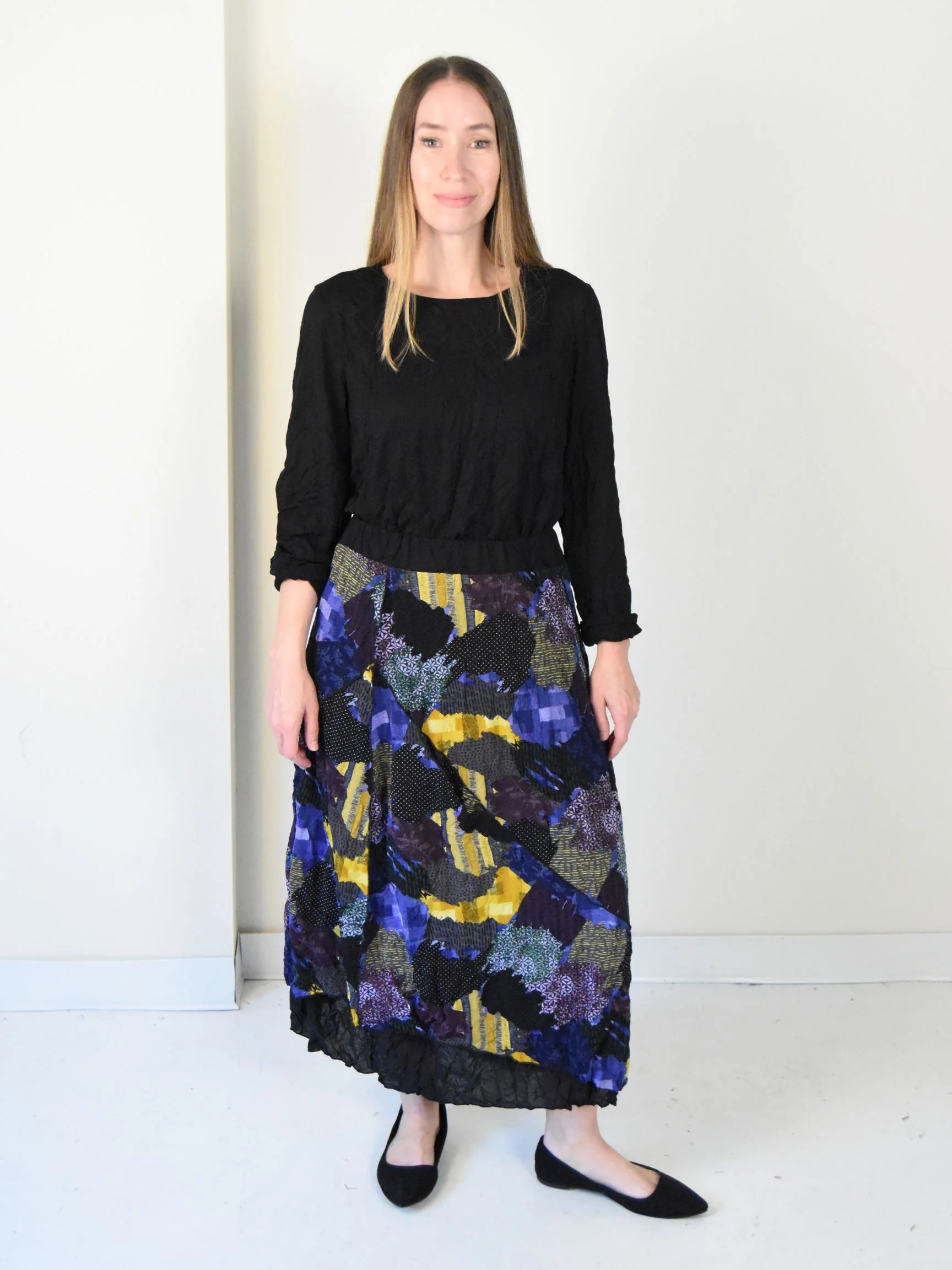 Rita Reversible Skirt in Patch