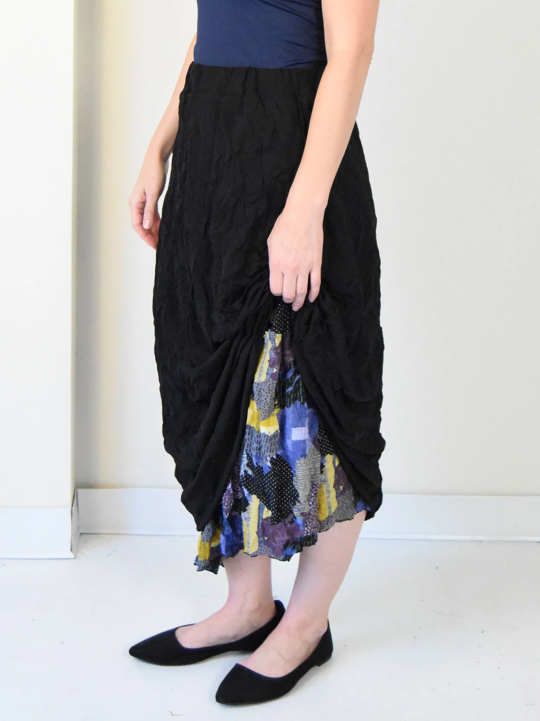 Rita Reversible Skirt in Patch