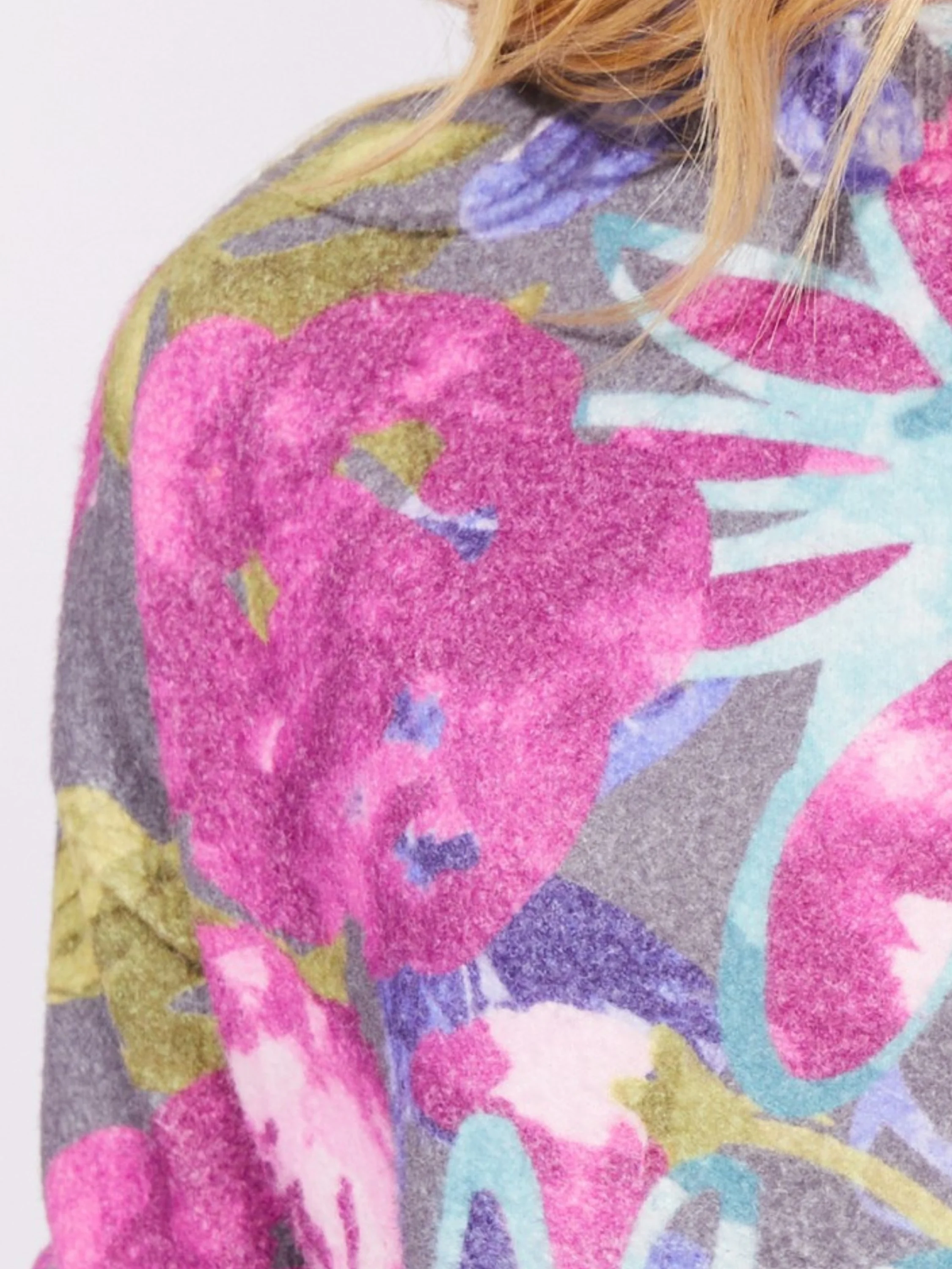 Roll Neck Sweater in Multi